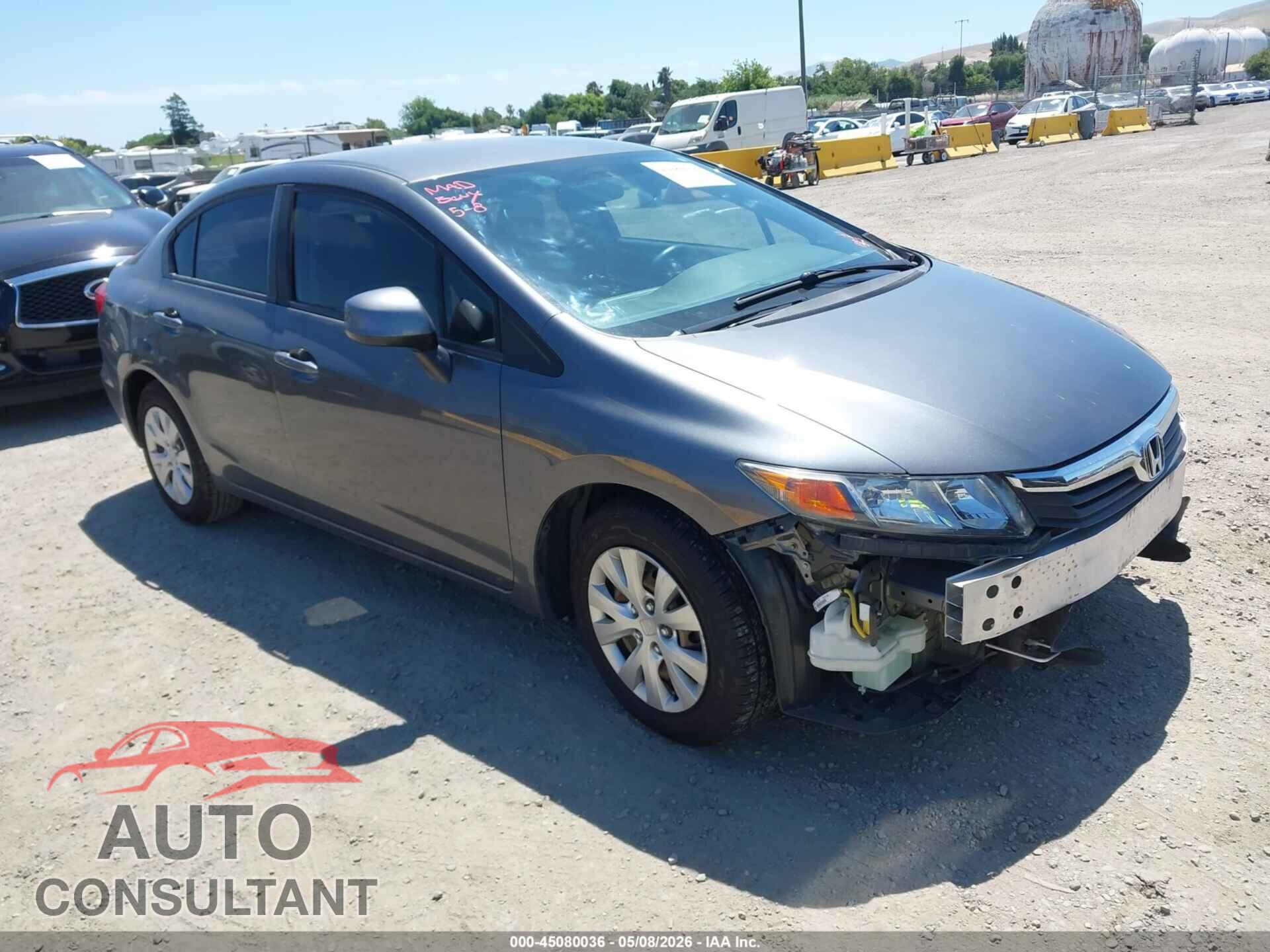 HONDA CIVIC 2012 - 2HGFB2F51CH314891