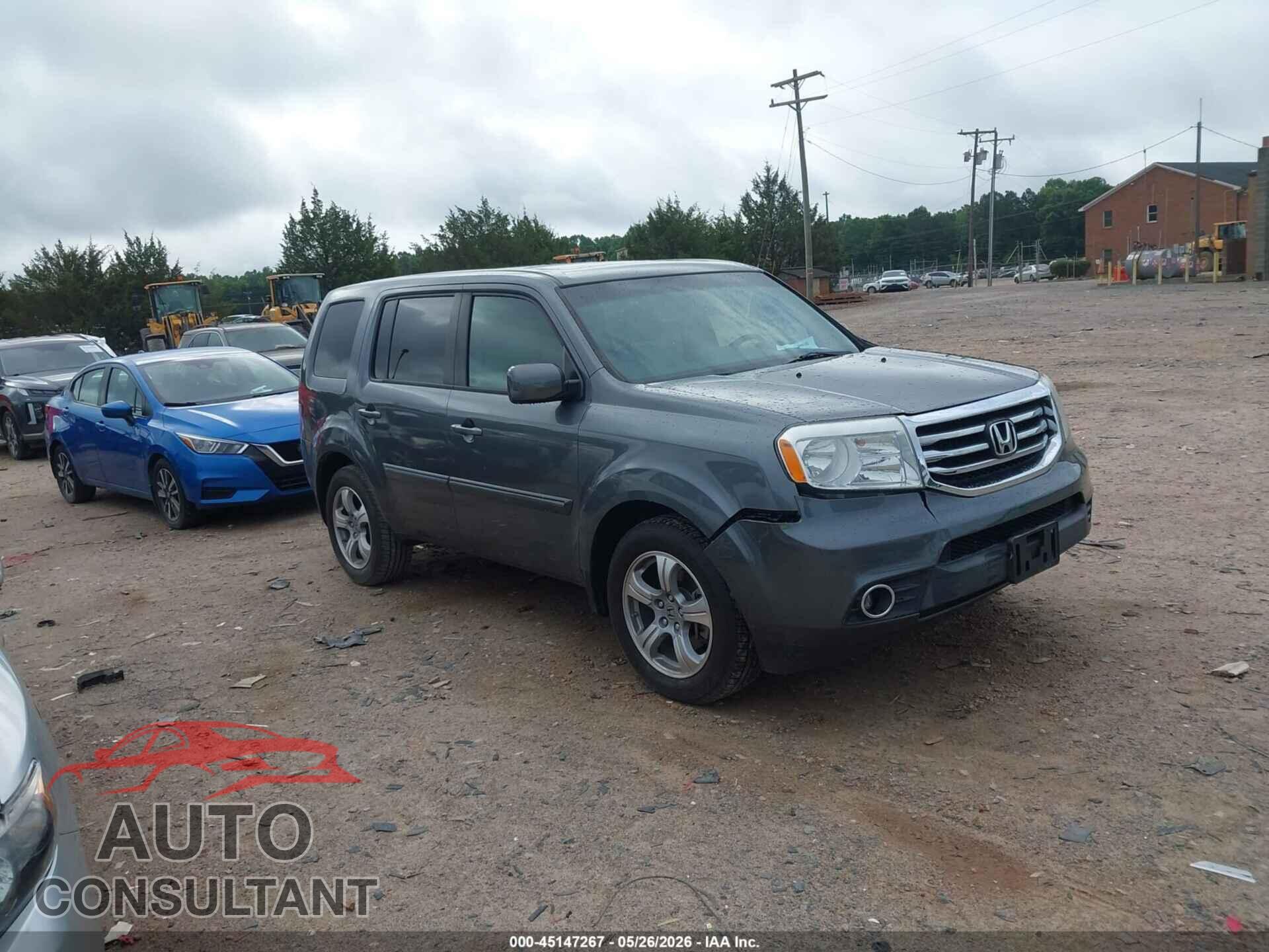 HONDA PILOT 2012 - 5FNYF4H52CB033144