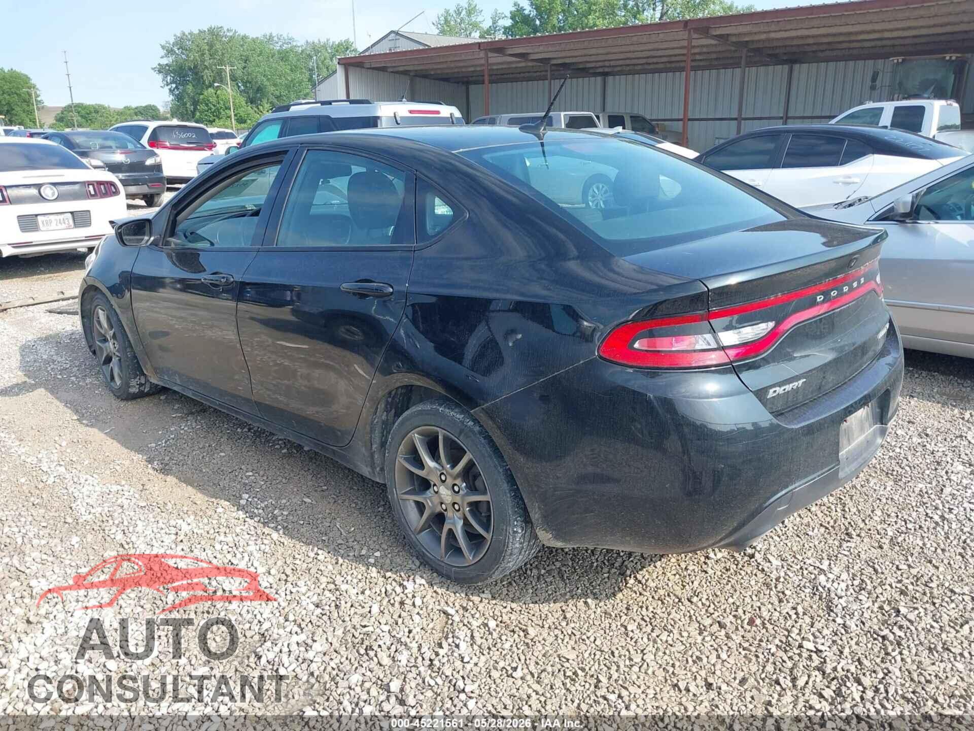 DODGE DART 2013 - 1C3CDFBA8DD346262