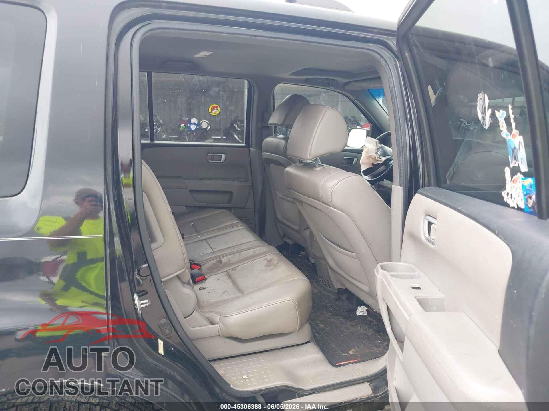 HONDA PILOT 2012 - 5FNYF3H56CB037501