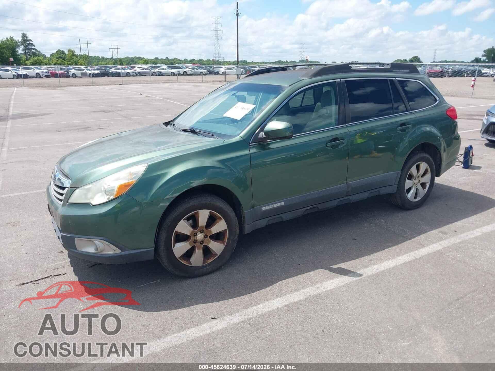 SUBARU OUTBACK 2010 - 4S4BRBCC3A3316035