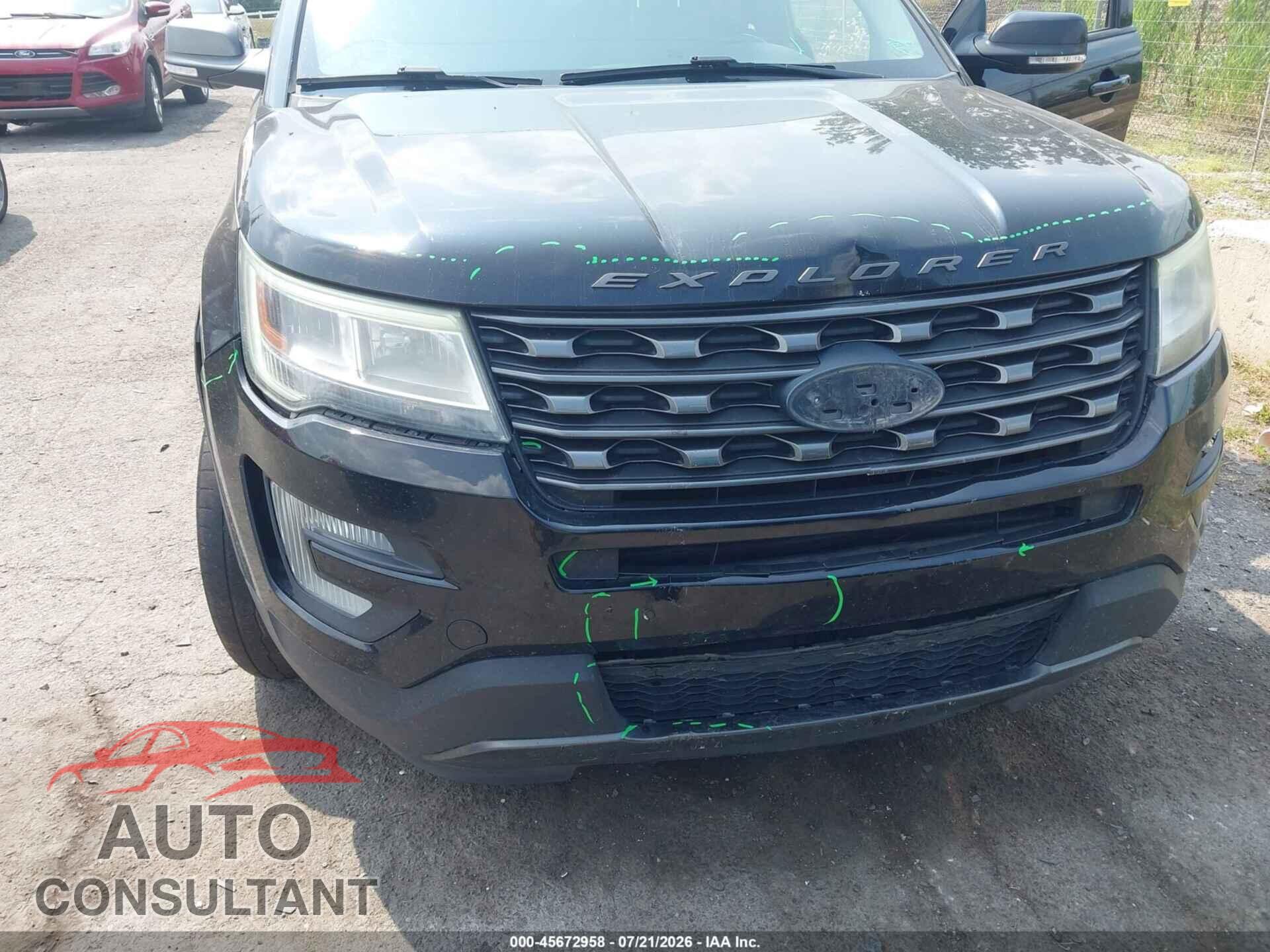 FORD EXPLORER 2017 - 1FM5K8D89HGA10071
