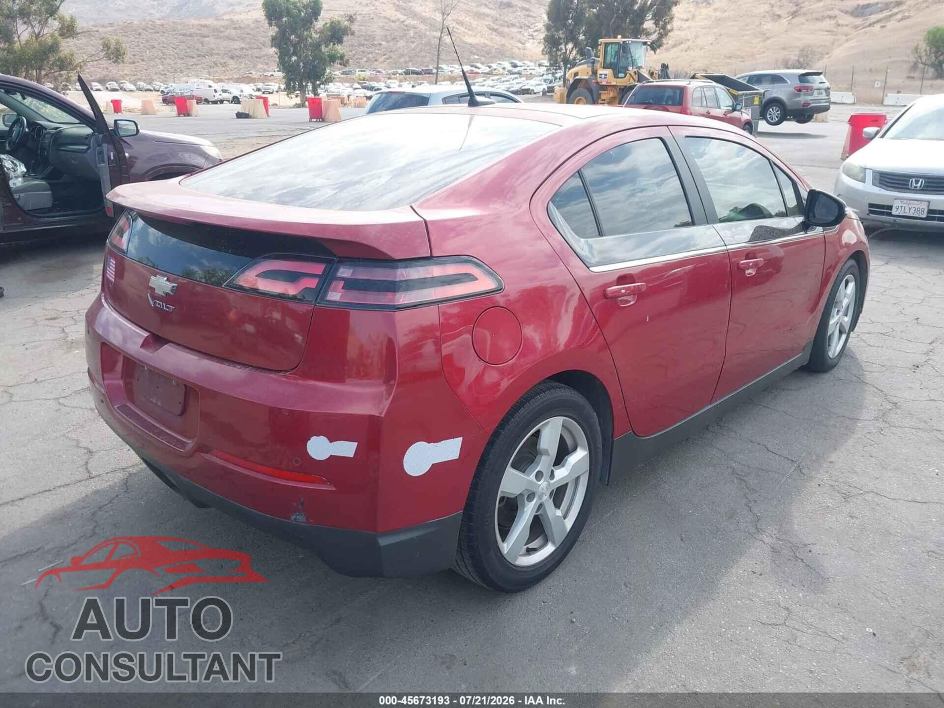 CHEVROLET VOLT 2013 - 1G1RF6E40DU100983