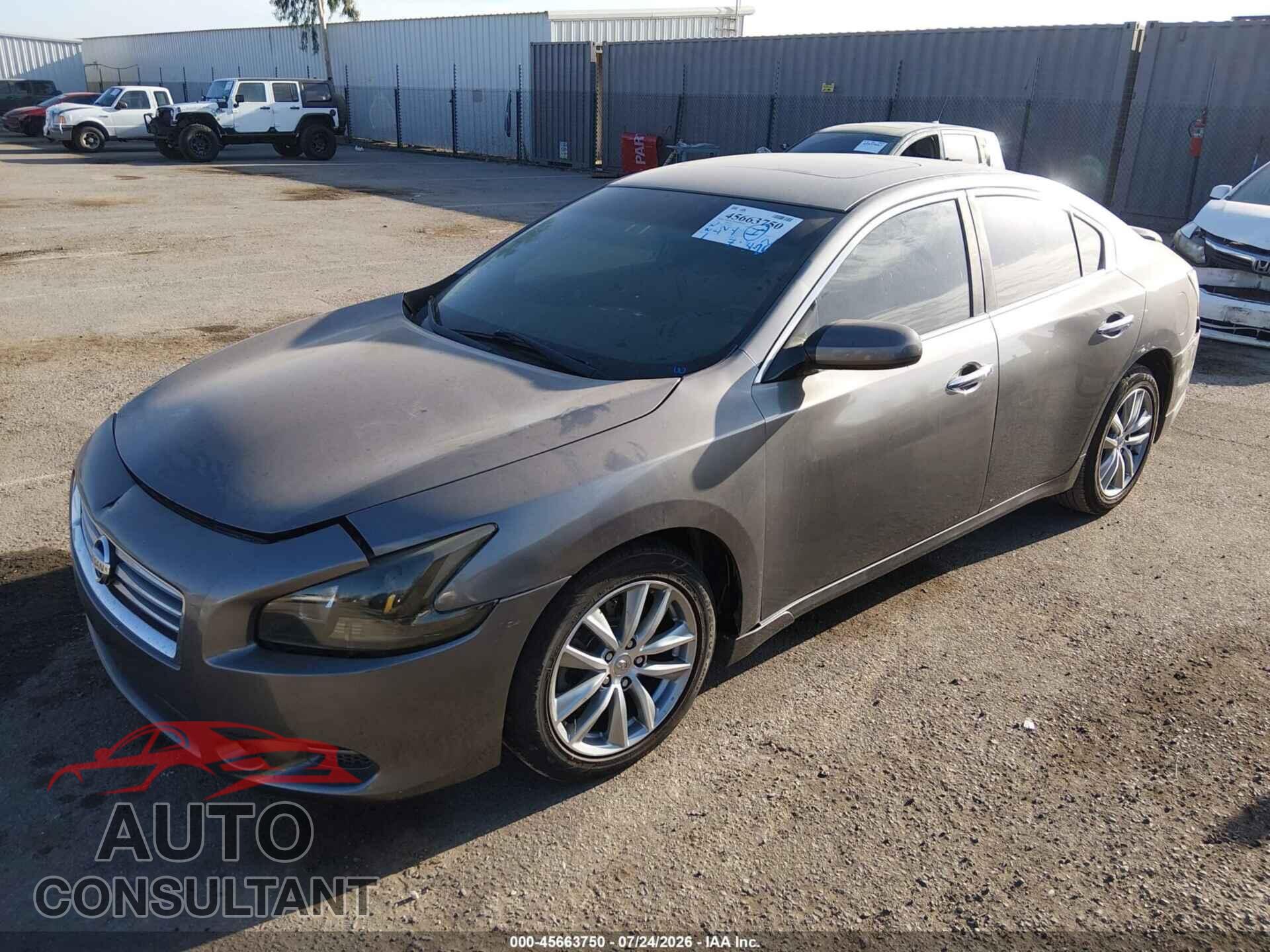 NISSAN MAXIMA 2014 - 1N4AA5AP1EC486338