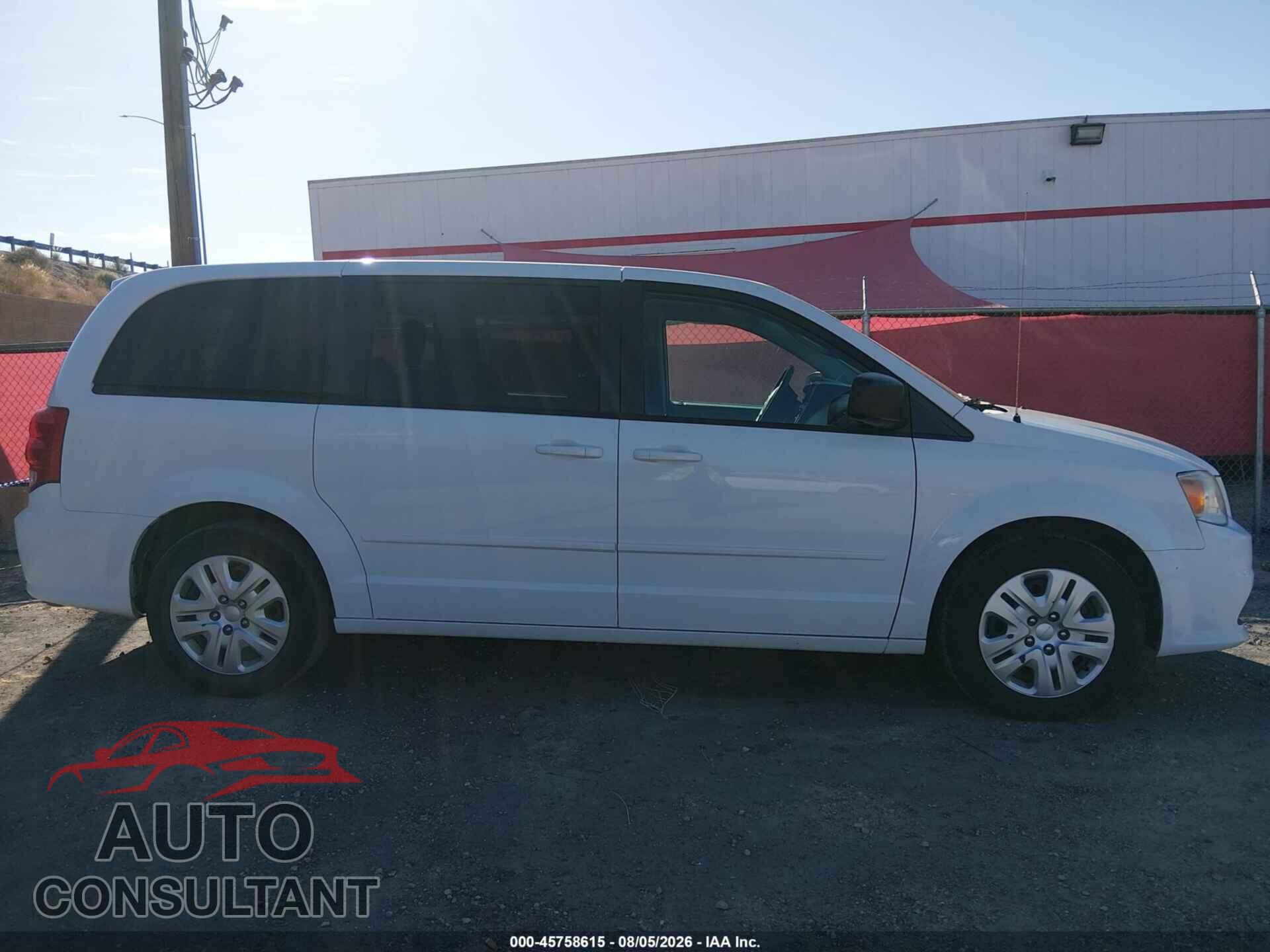 DODGE GRAND CARAVAN 2017 - 2C4RDGBGXHR780413