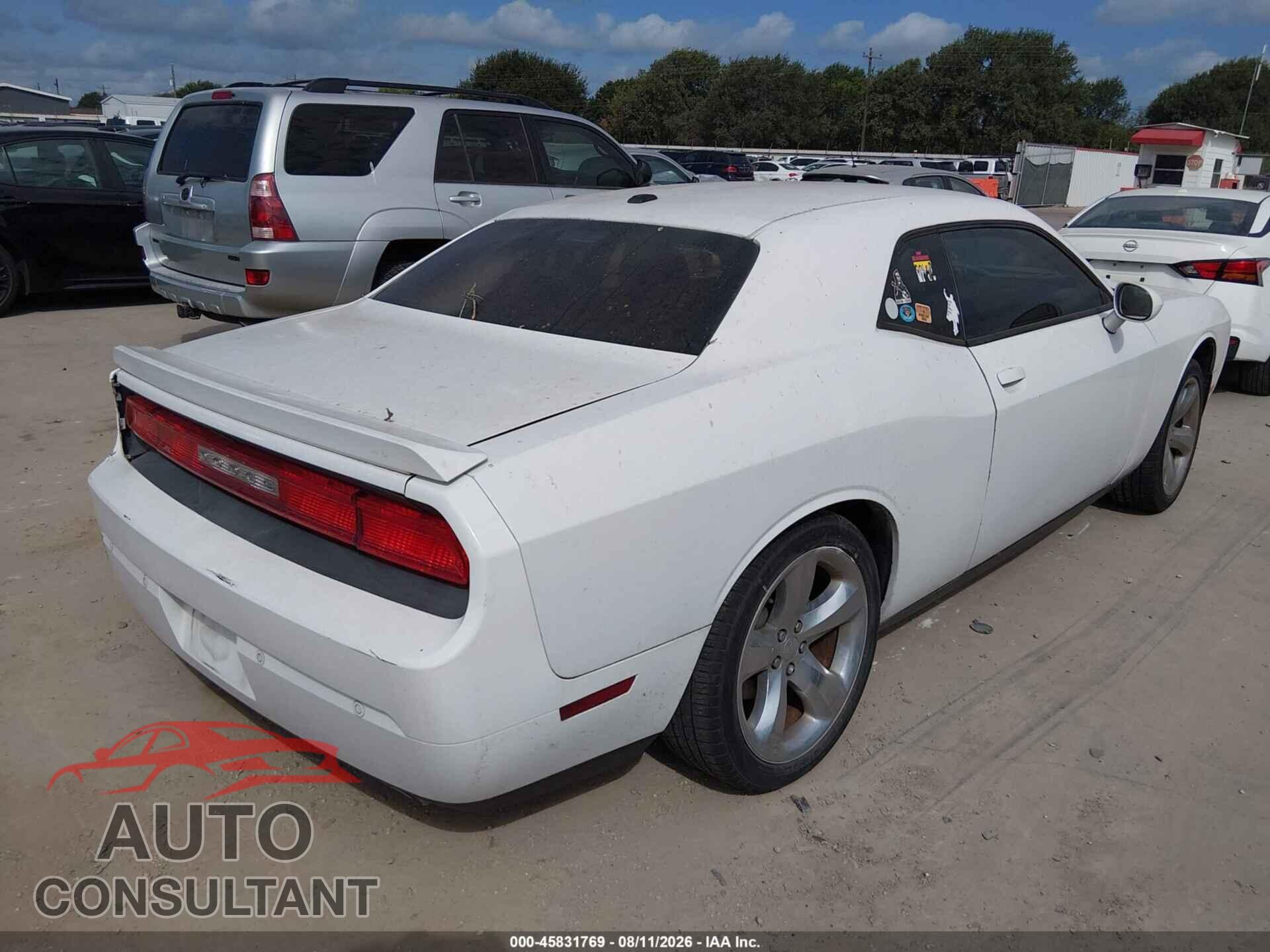 DODGE CHALLENGER 2013 - 2C3CDYAG3DH515799