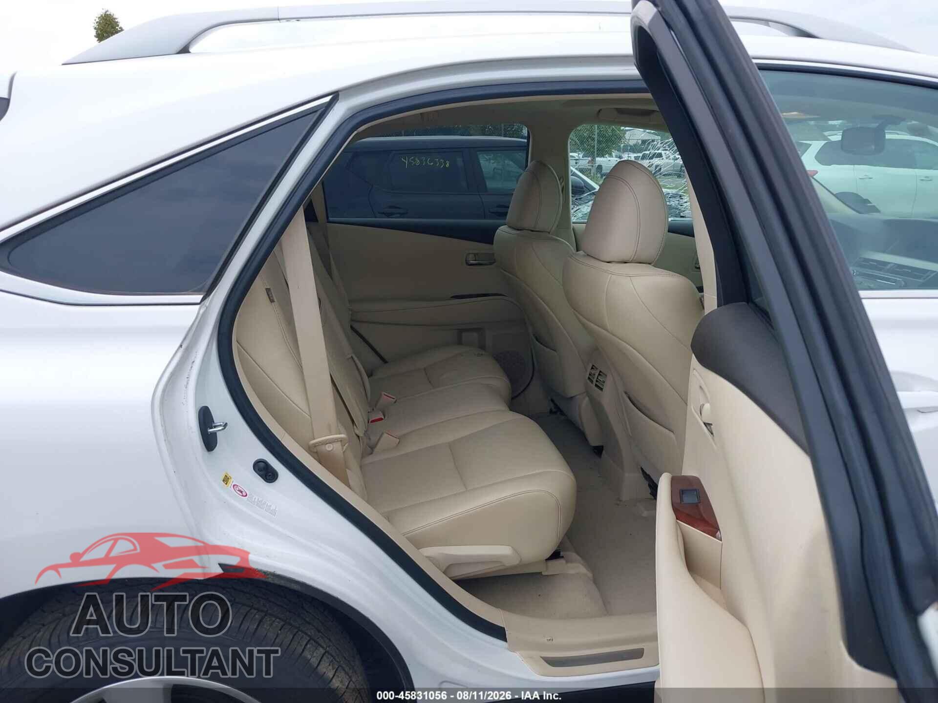 LEXUS RX 350 2015 - 2T2BK1BA4FC313142