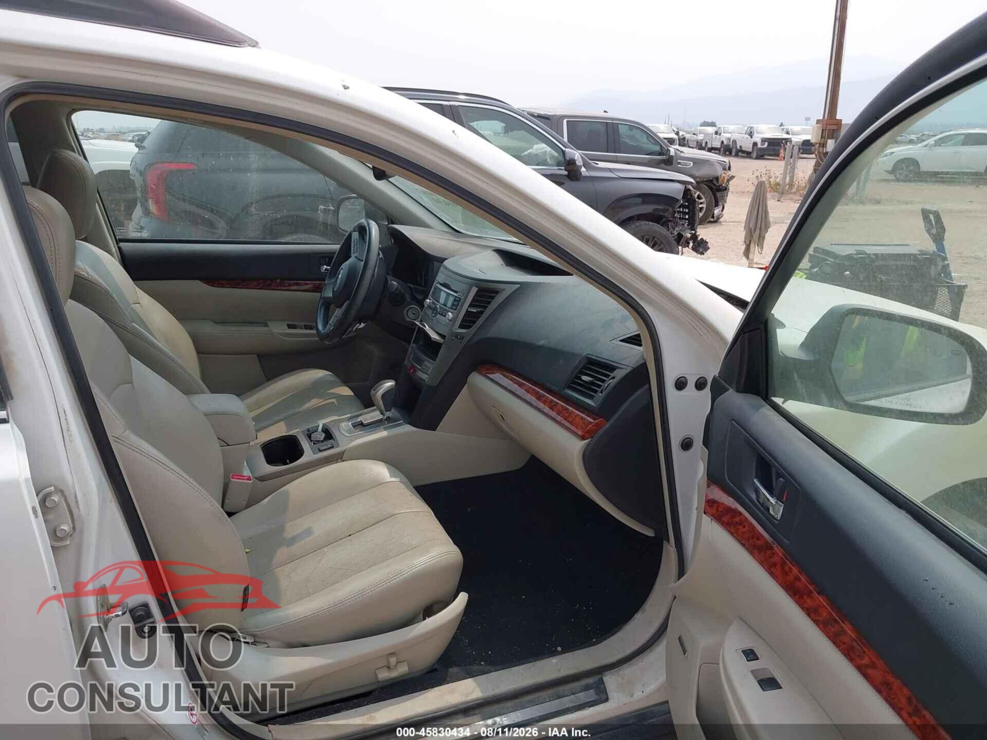 SUBARU OUTBACK 2011 - 4S4BRBKC7B3338638