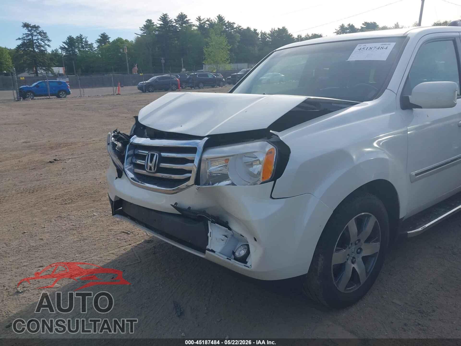 HONDA PILOT 2012 - 5FNYF4H96CB047597
