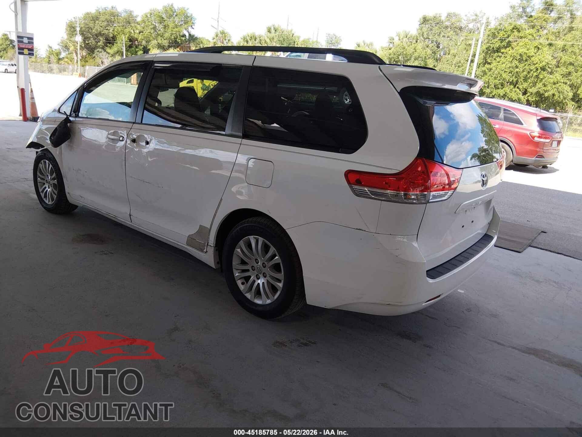 TOYOTA SIENNA 2012 - 5TDYK3DC4CS249602