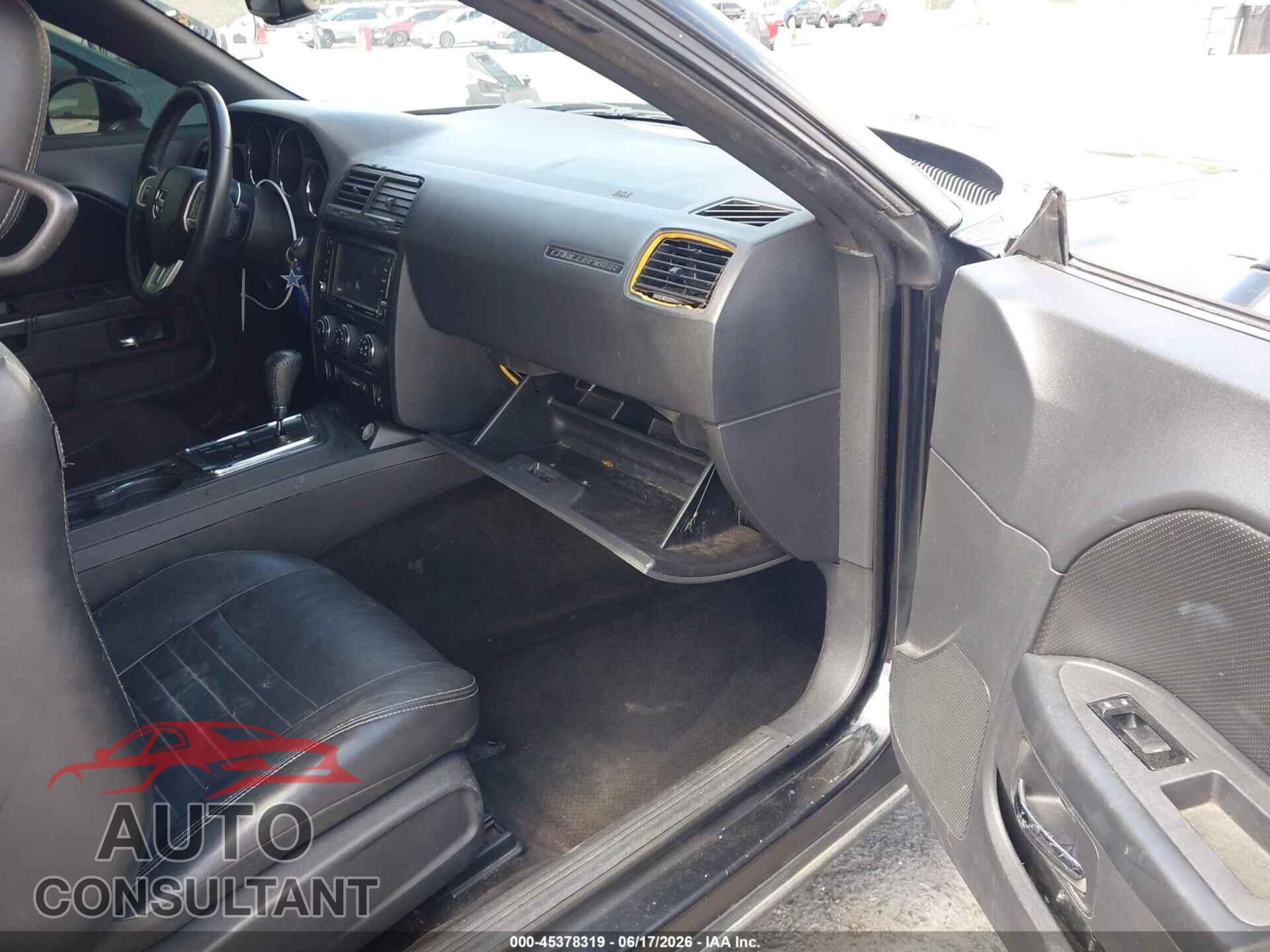 DODGE CHALLENGER 2012 - 2C3CDYAG4CH243861