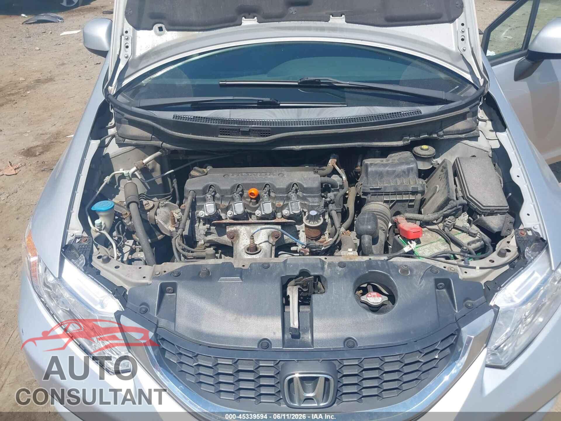 HONDA CIVIC 2013 - 2HGFB2F55DH554561