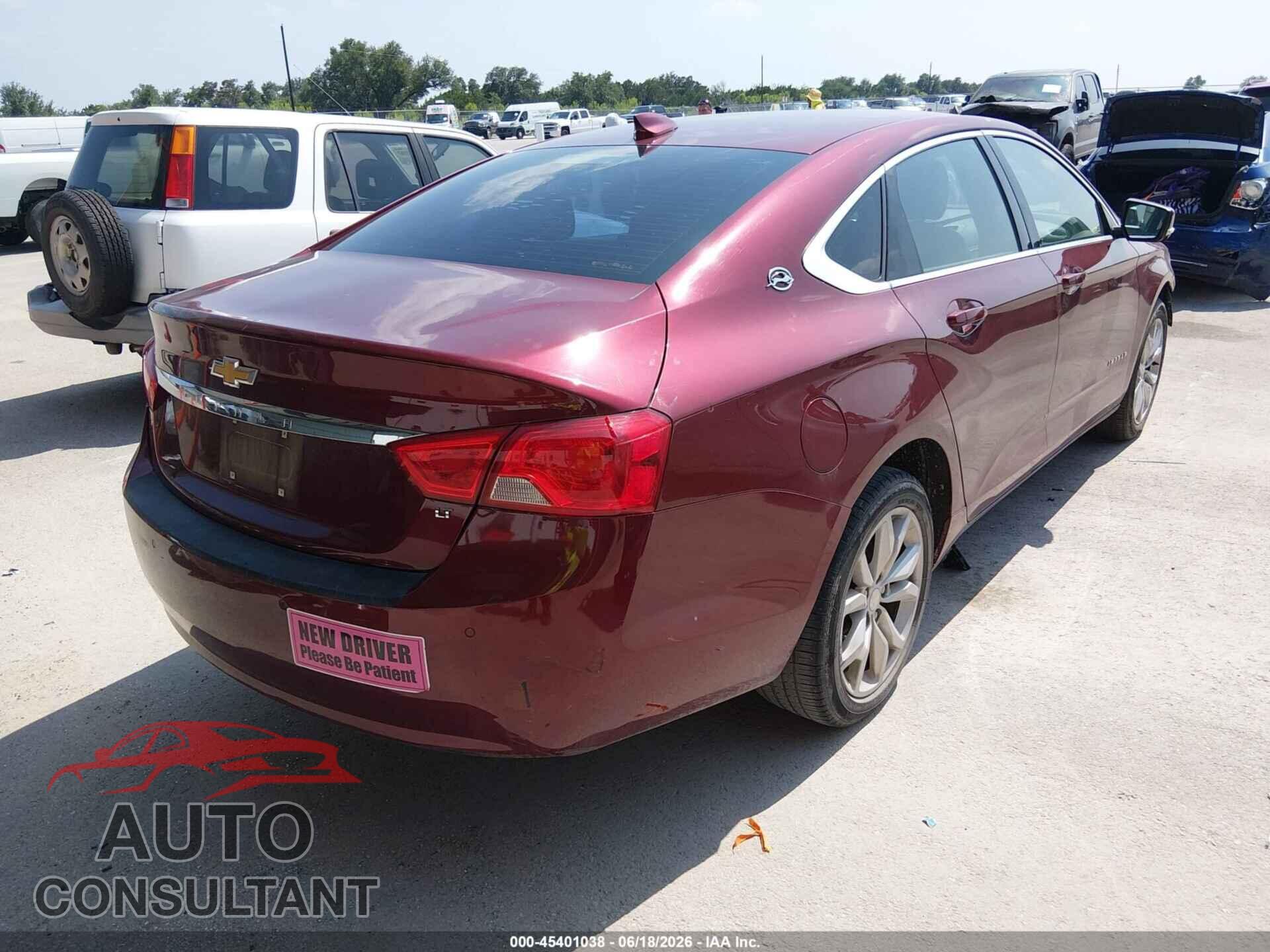 CHEVROLET IMPALA 2017 - 2G1105SA4H9177412