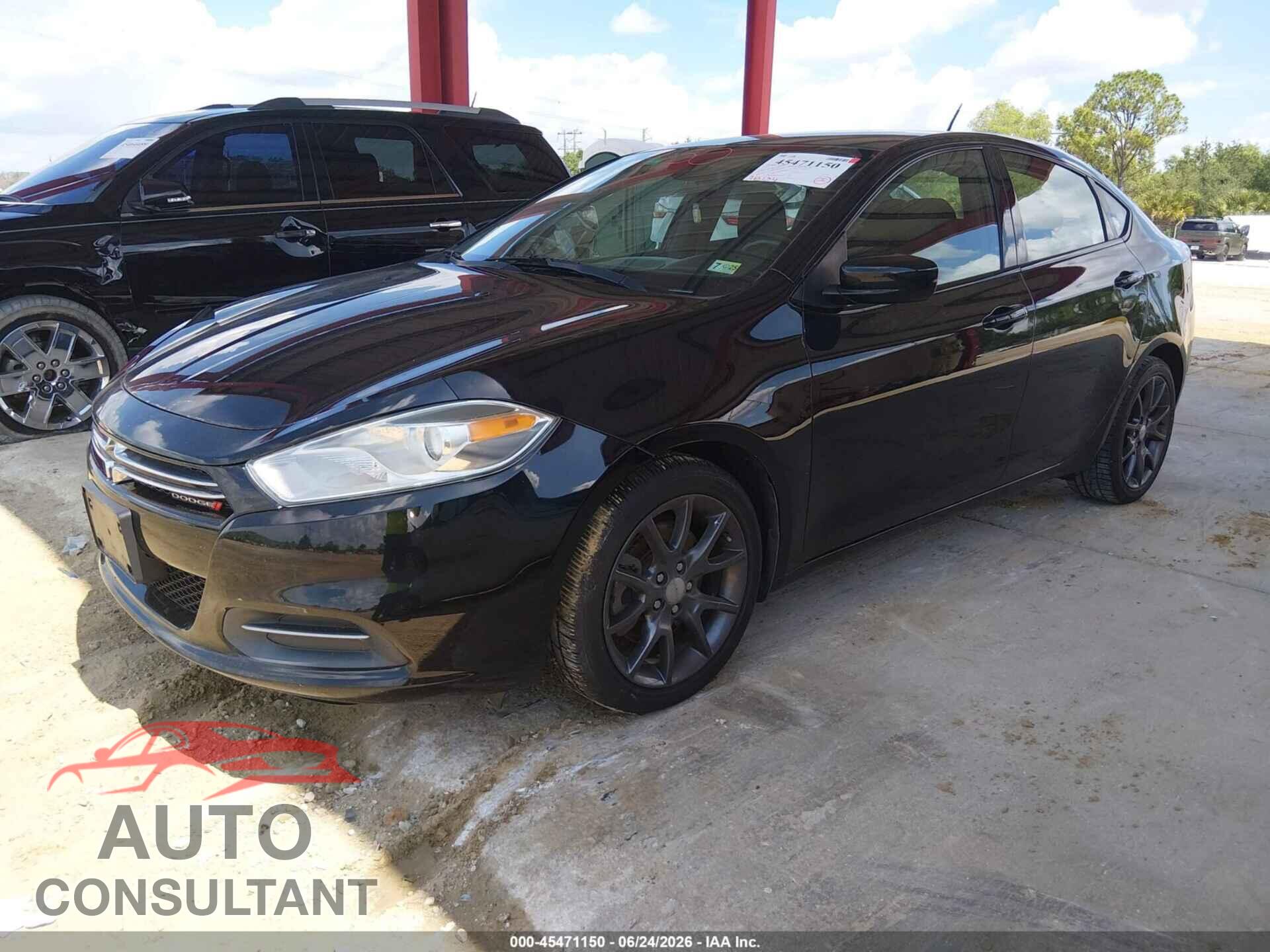 DODGE DART 2015 - 1C3CDFDH3FD407319