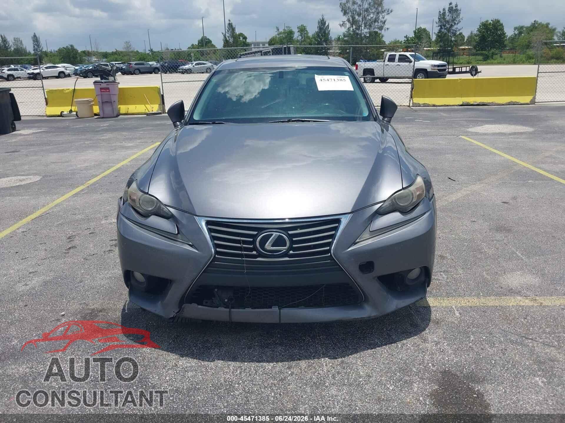 LEXUS IS 250 2014 - JTHBF1D23E5027789