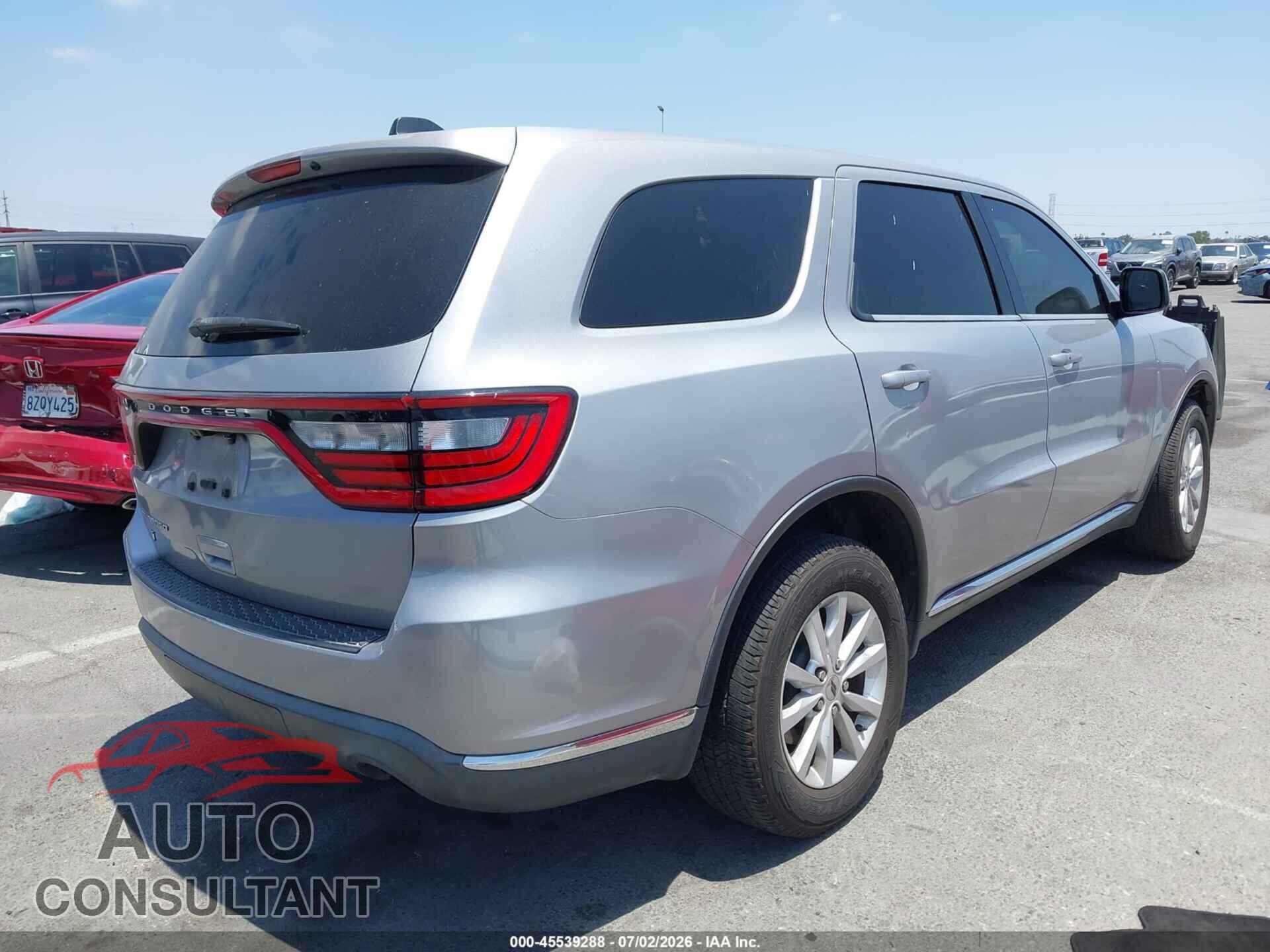 DODGE DURANGO 2019 - 1C4RDJAG1KC560611
