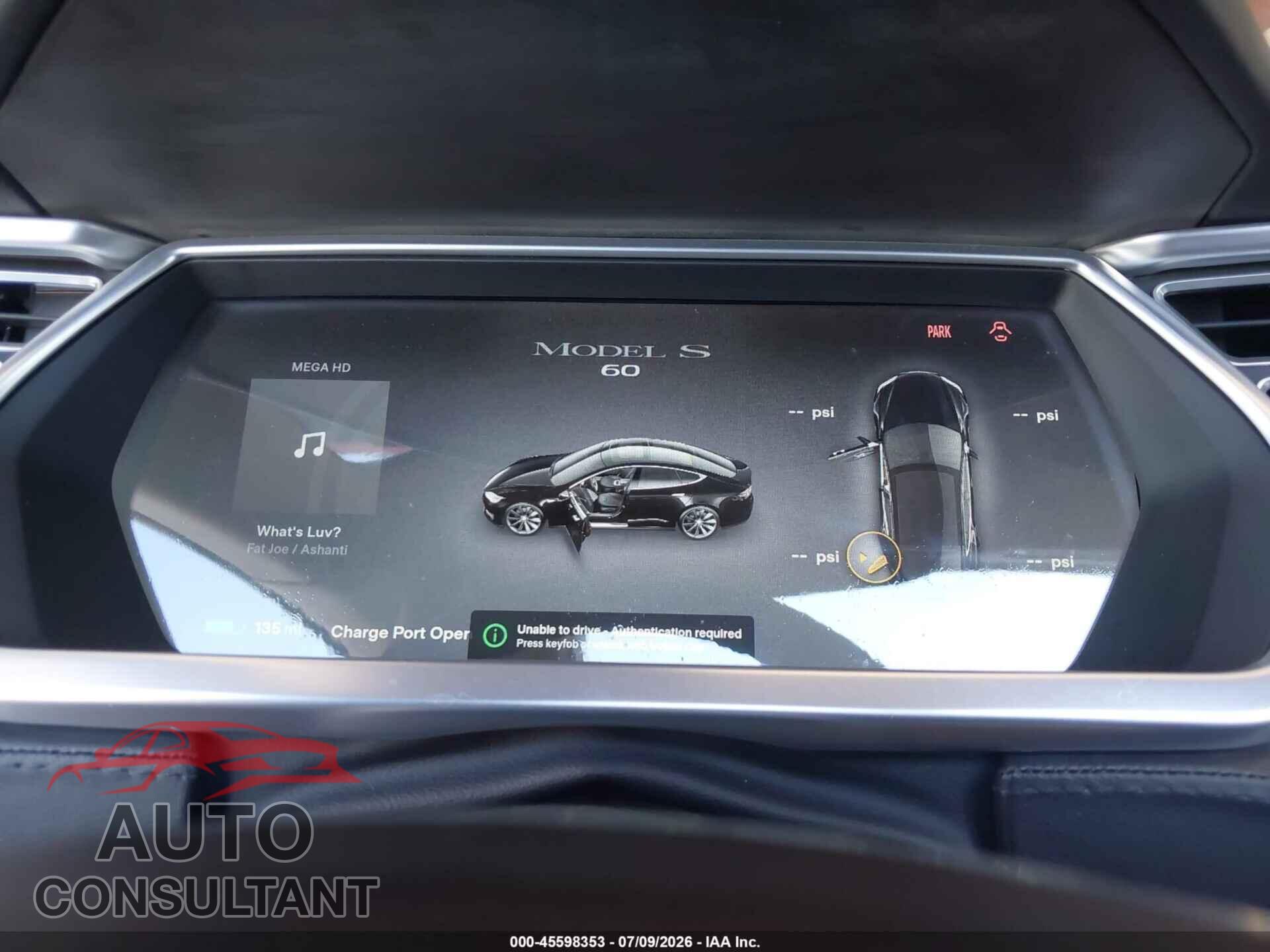 TESLA MODEL S 2013 - 5YJSA1CGXDFP12933
