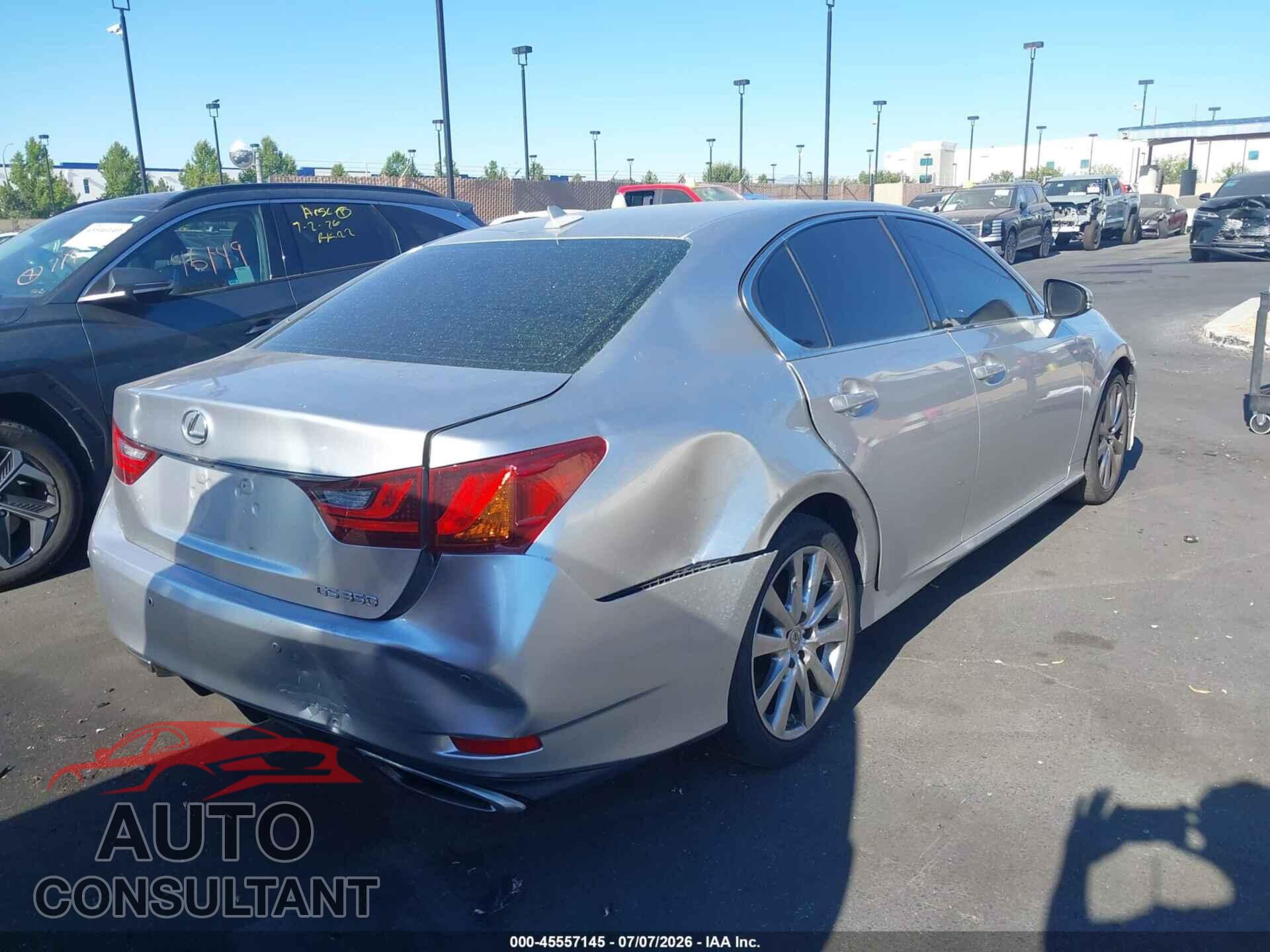 LEXUS GS 350 2013 - JTHBE1BL3D5025571