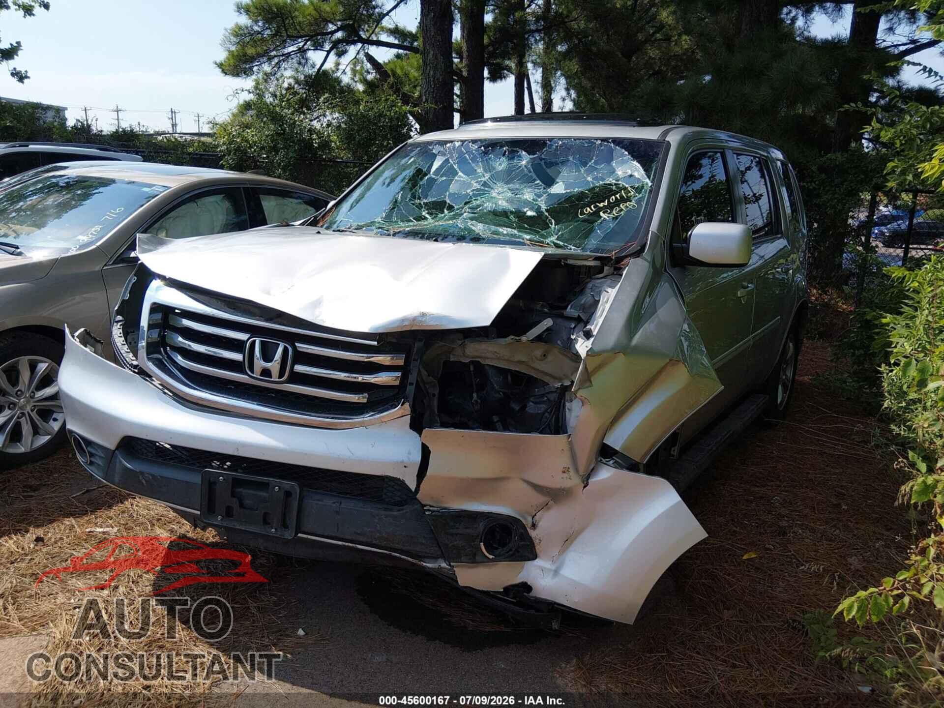 HONDA PILOT 2013 - 5FNYF3H50DB012062