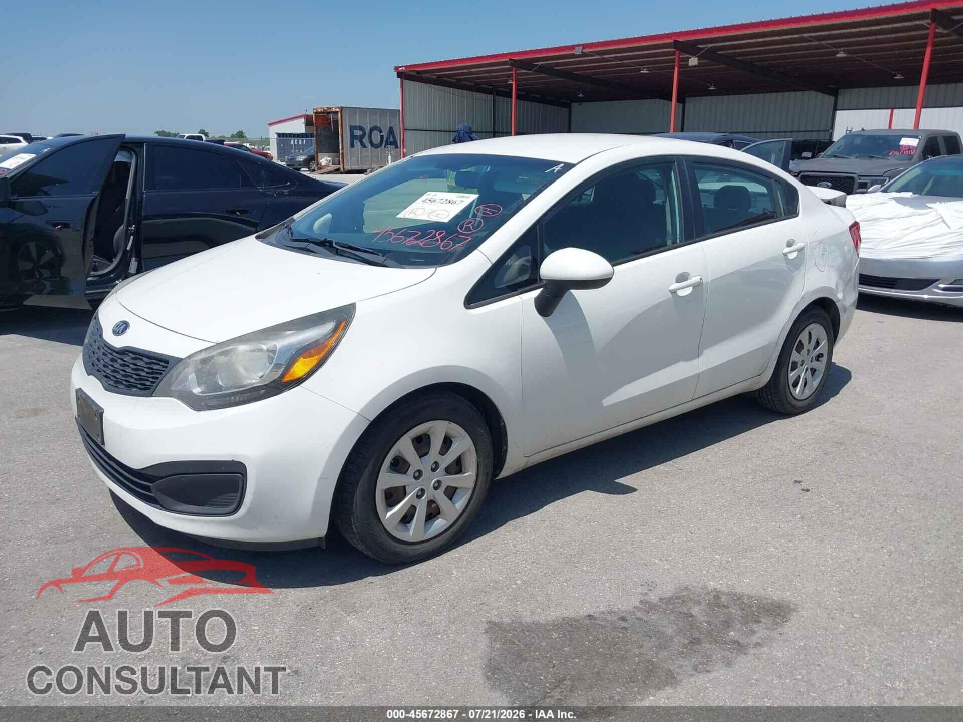 KIA RIO 2014 - KNADM4A33E6417099
