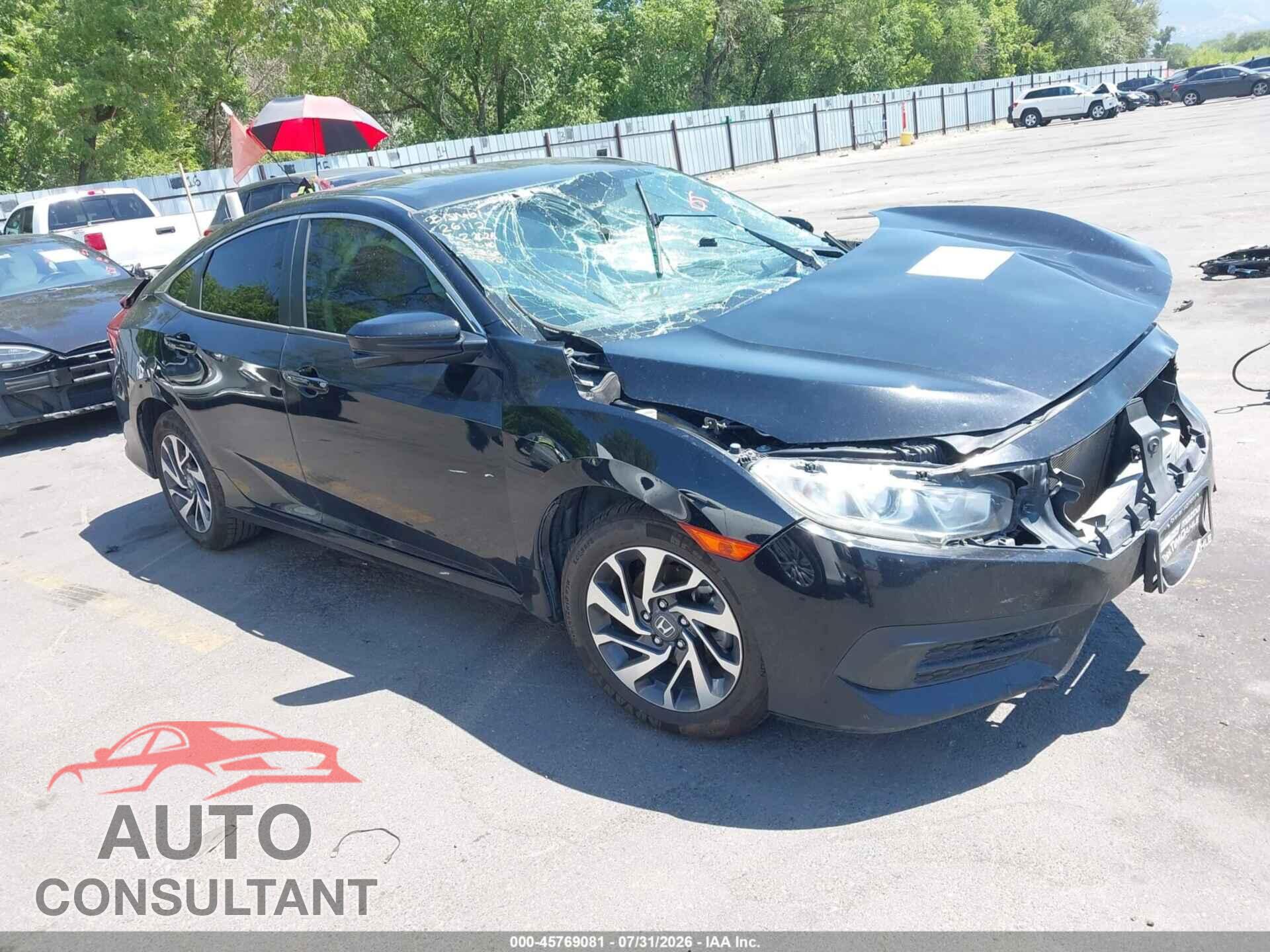HONDA CIVIC 2017 - 19XFC2F77HE058465