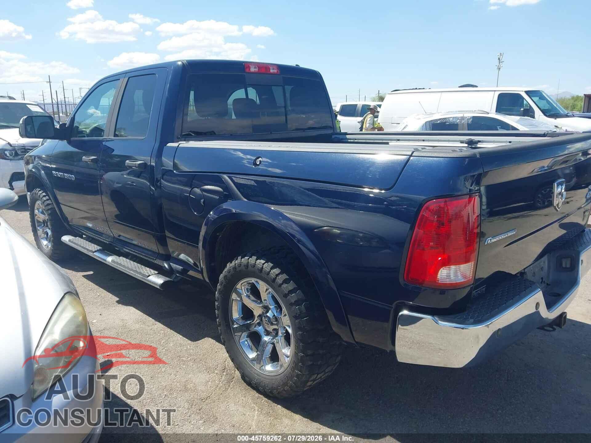 DODGE RAM 1500 2012 - 1C6RD7GP5CS179014