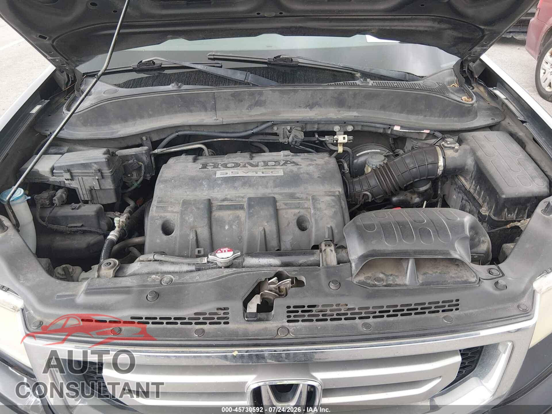 HONDA RIDGELINE 2011 - 5FPYK1F55BB008323