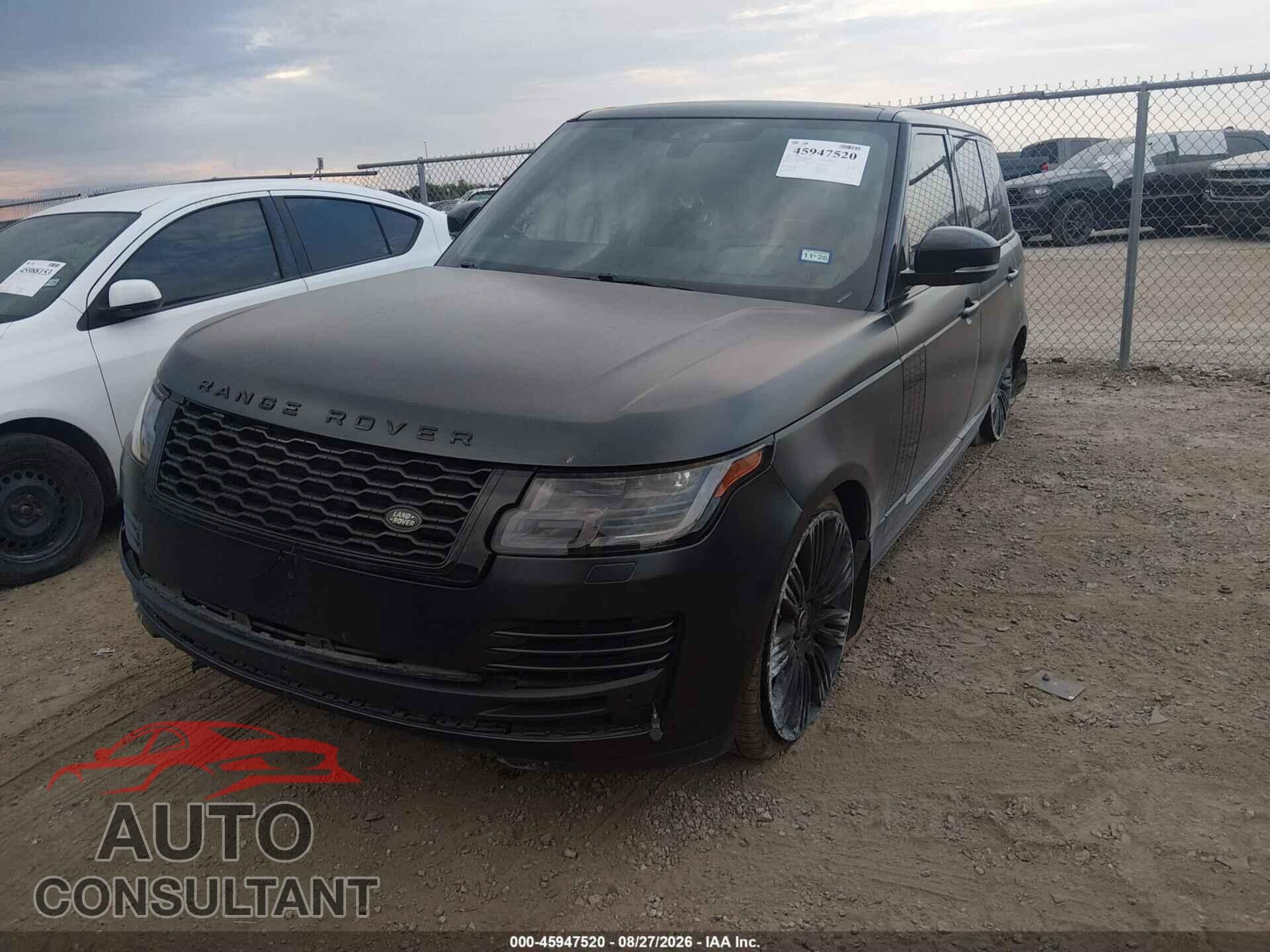 LAND ROVER RANGE ROVER 2019 - SALGS2RE1KA522242