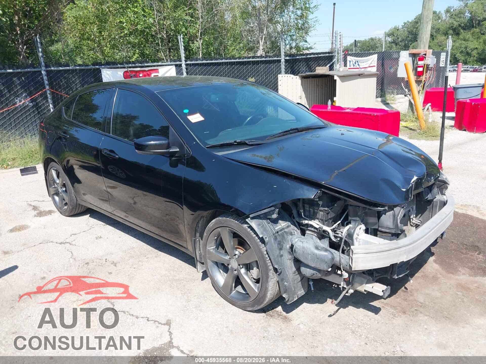 DODGE DART 2014 - 1C3CDFEB4ED768003