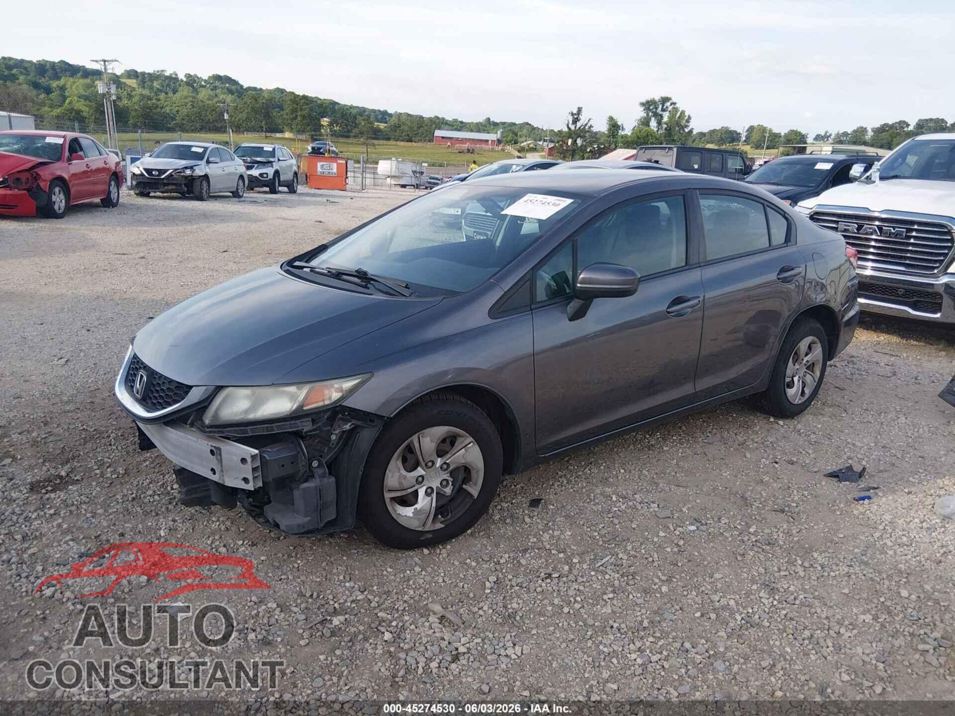 HONDA CIVIC 2015 - 19XFB2F53FE006135