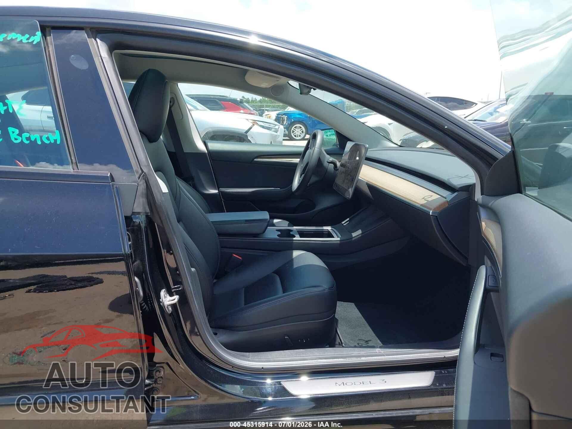 TESLA MODEL 3 2023 - 5YJ3E1EA1PF596592