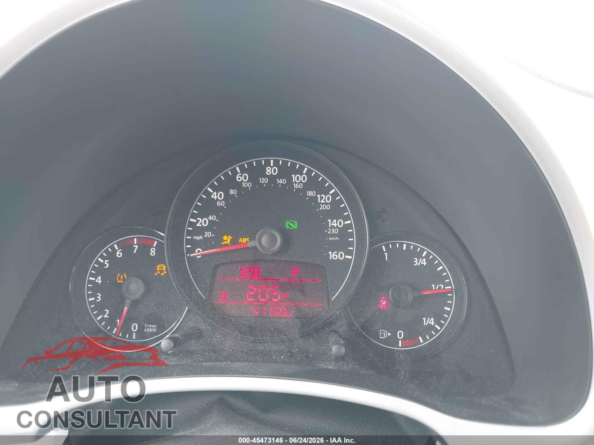 VOLKSWAGEN BEETLE 2012 - 3VWJP7AT6CM645767