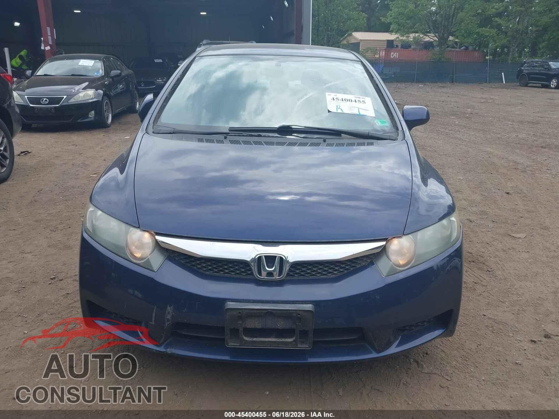 HONDA CIVIC 2011 - 19XFA1F52BE010491