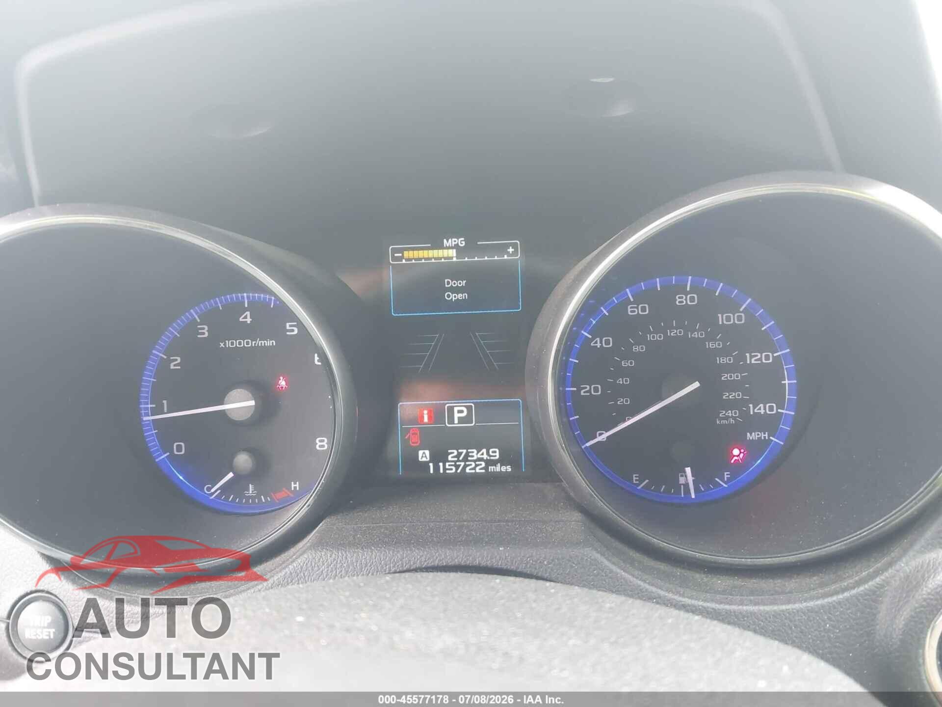 SUBARU OUTBACK 2017 - 4S4BSANC0H3359639