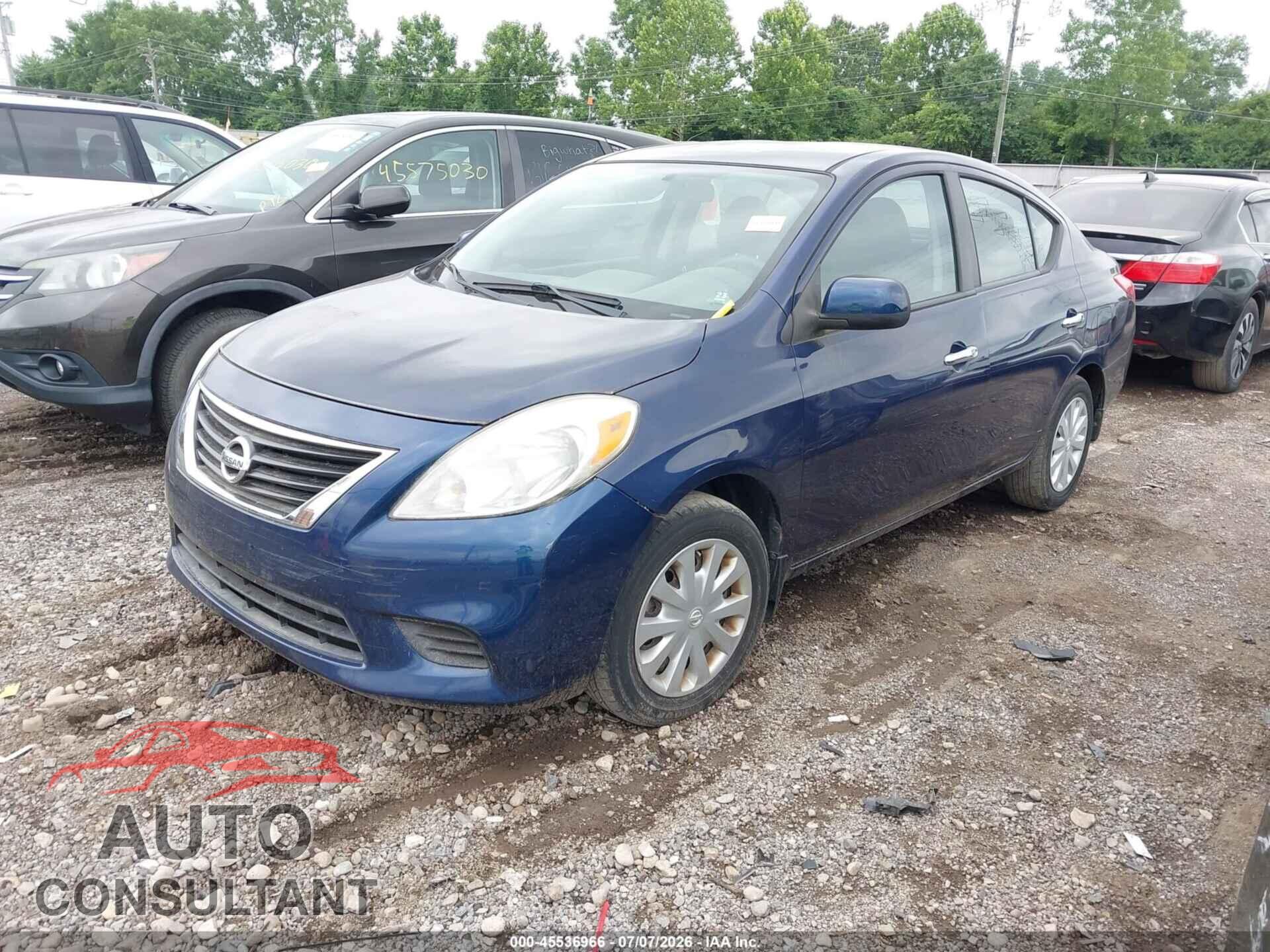 NISSAN VERSA 2012 - 3N1CN7AP7CL858112