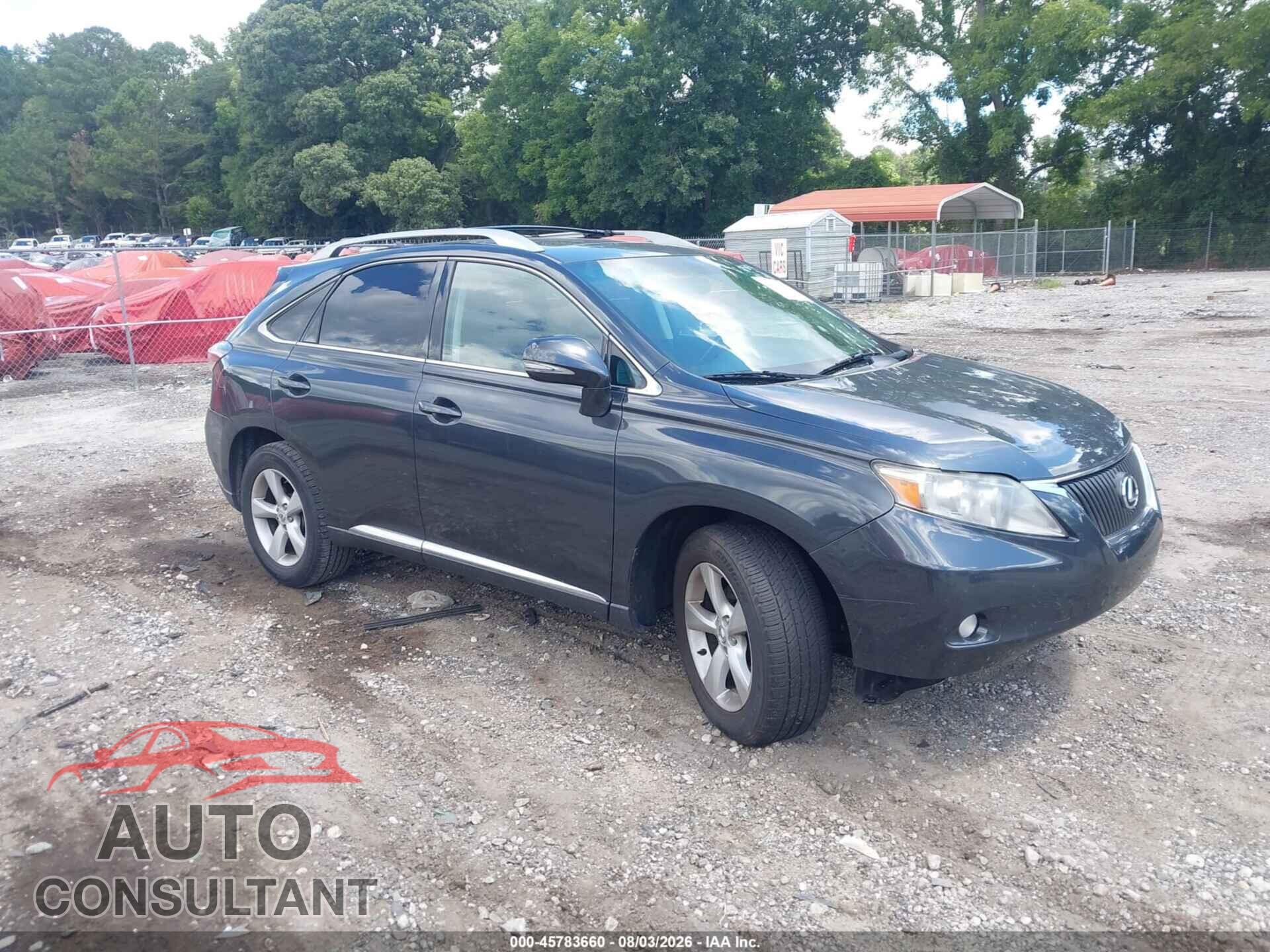 LEXUS RX 350 2011 - 2T2ZK1BA2BC048004