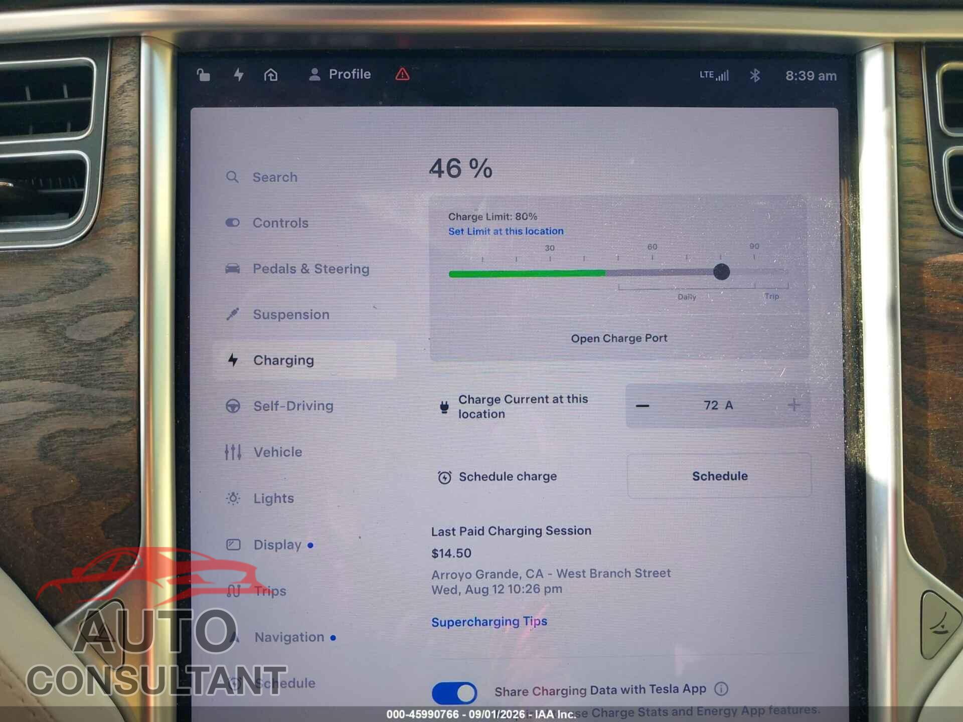 TESLA MODEL S 2017 - 5YJSA1E20HF219561