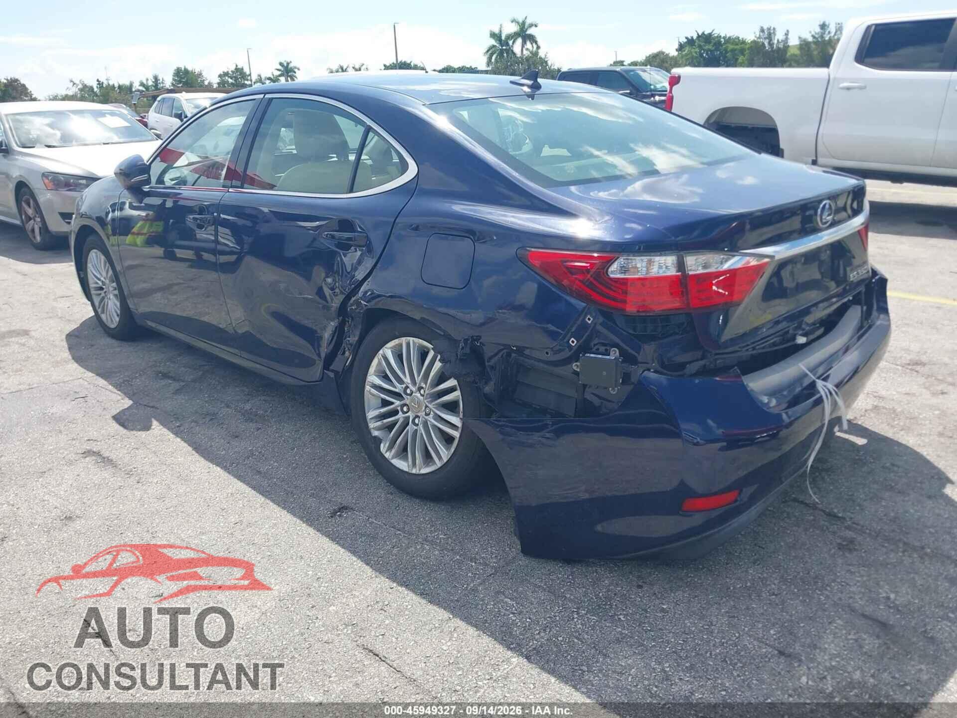 LEXUS ES 350 2013 - JTHBK1GG3D2045275