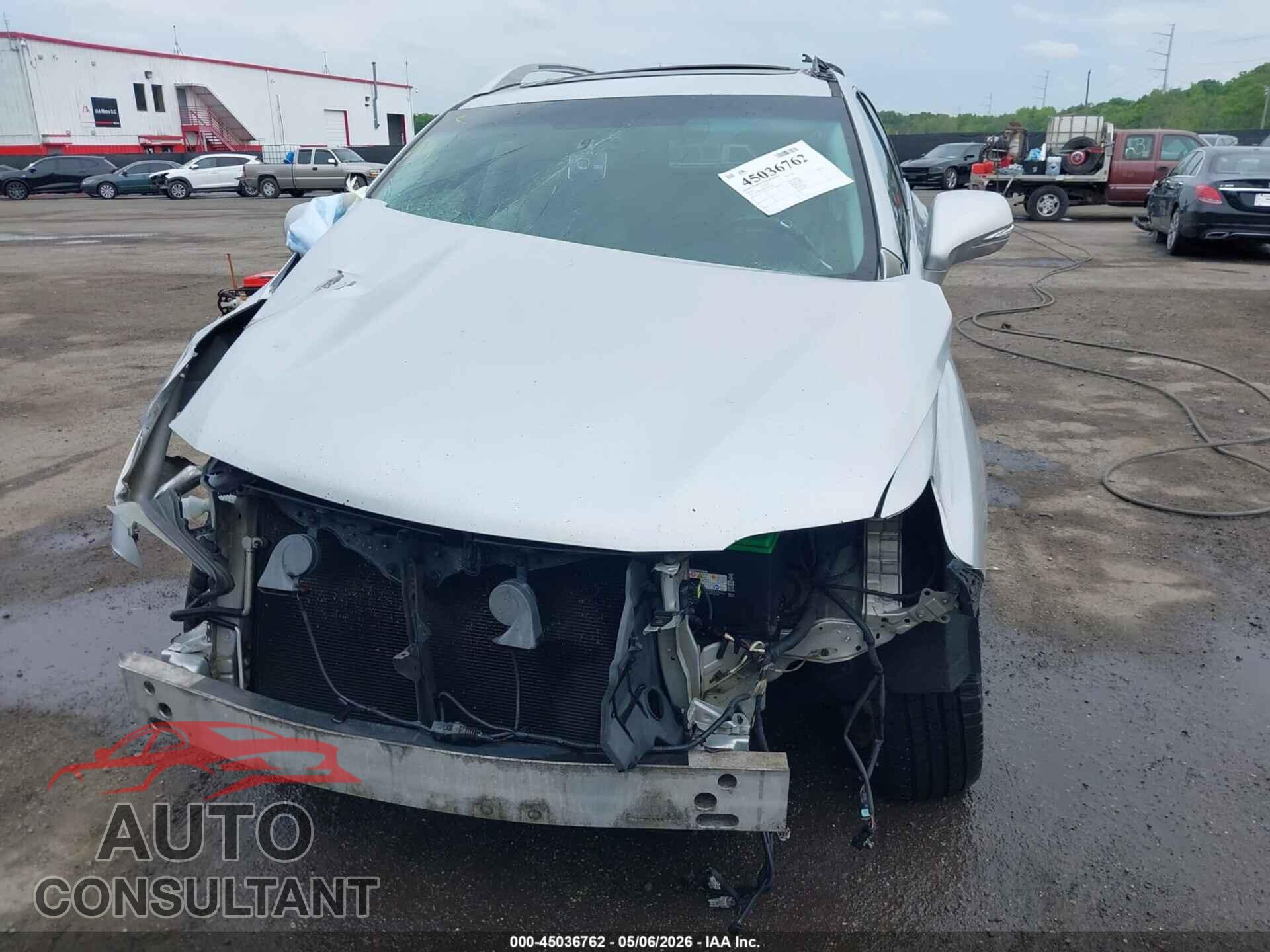 LEXUS RX 350 2012 - 2T2BK1BA9CC143193