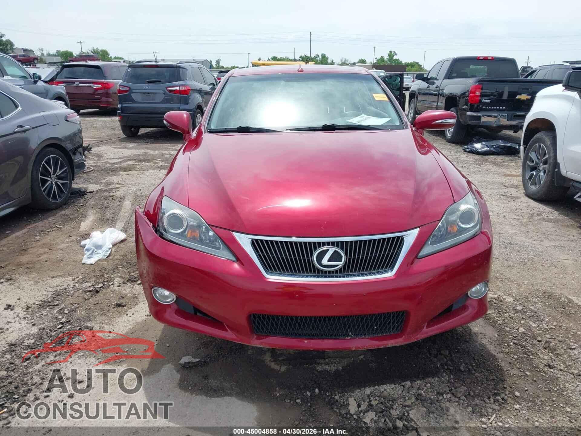LEXUS IS 250C 2012 - JTHFF2C24C2521876