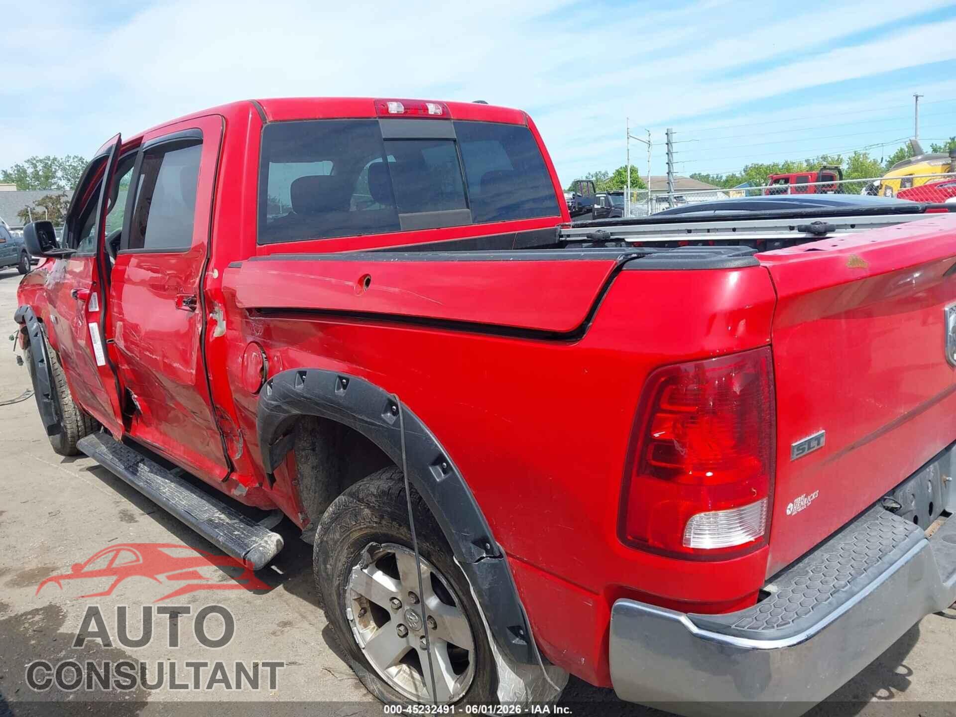 DODGE RAM 1500 2009 - 1D3HV13P39J524261