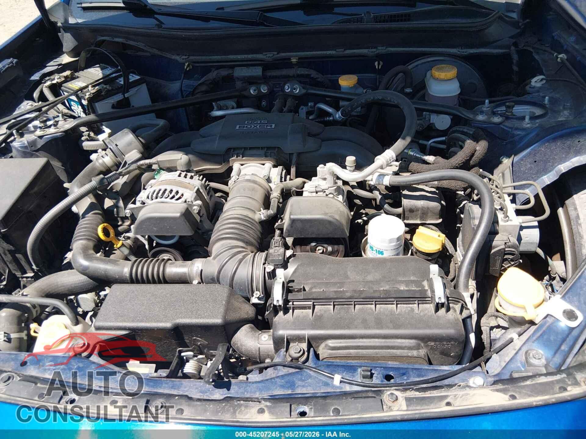 SUBARU BRZ 2015 - JF1ZCAB18F9603279