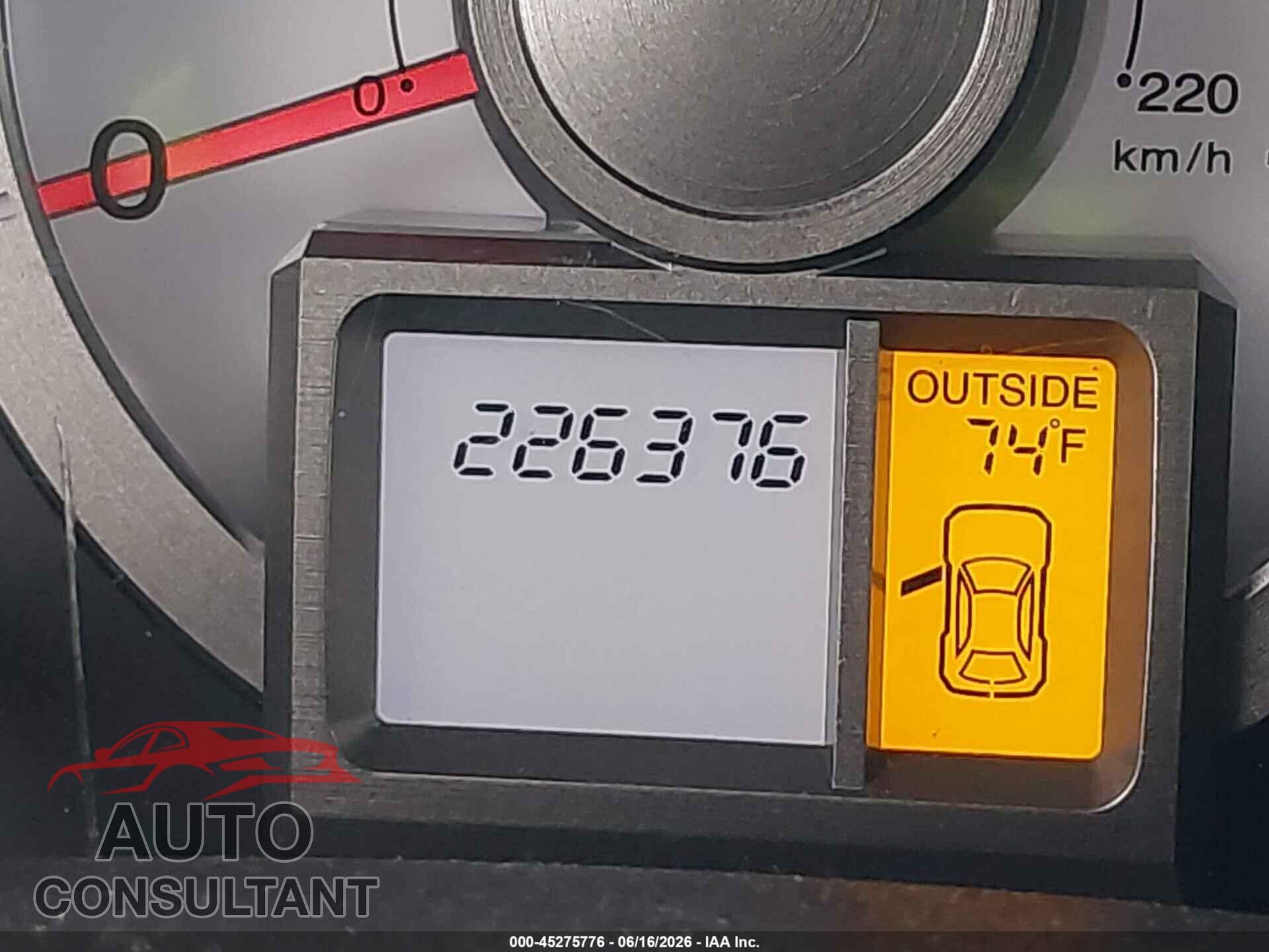 HONDA PILOT 2010 - 5FNYF4H55AB026041