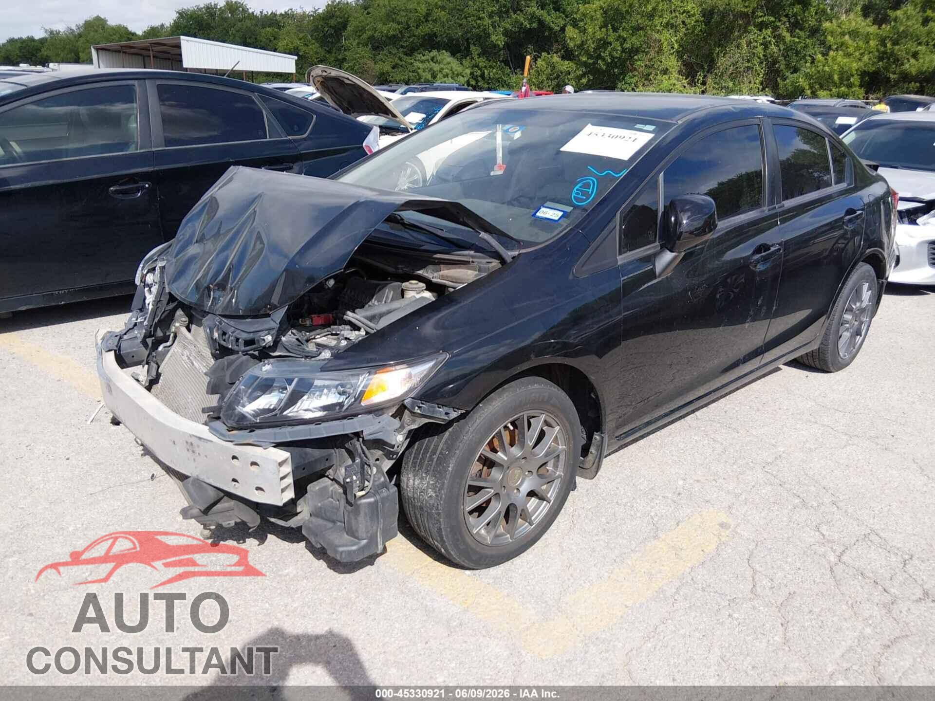 HONDA CIVIC 2012 - JHMFB2F59CS004901