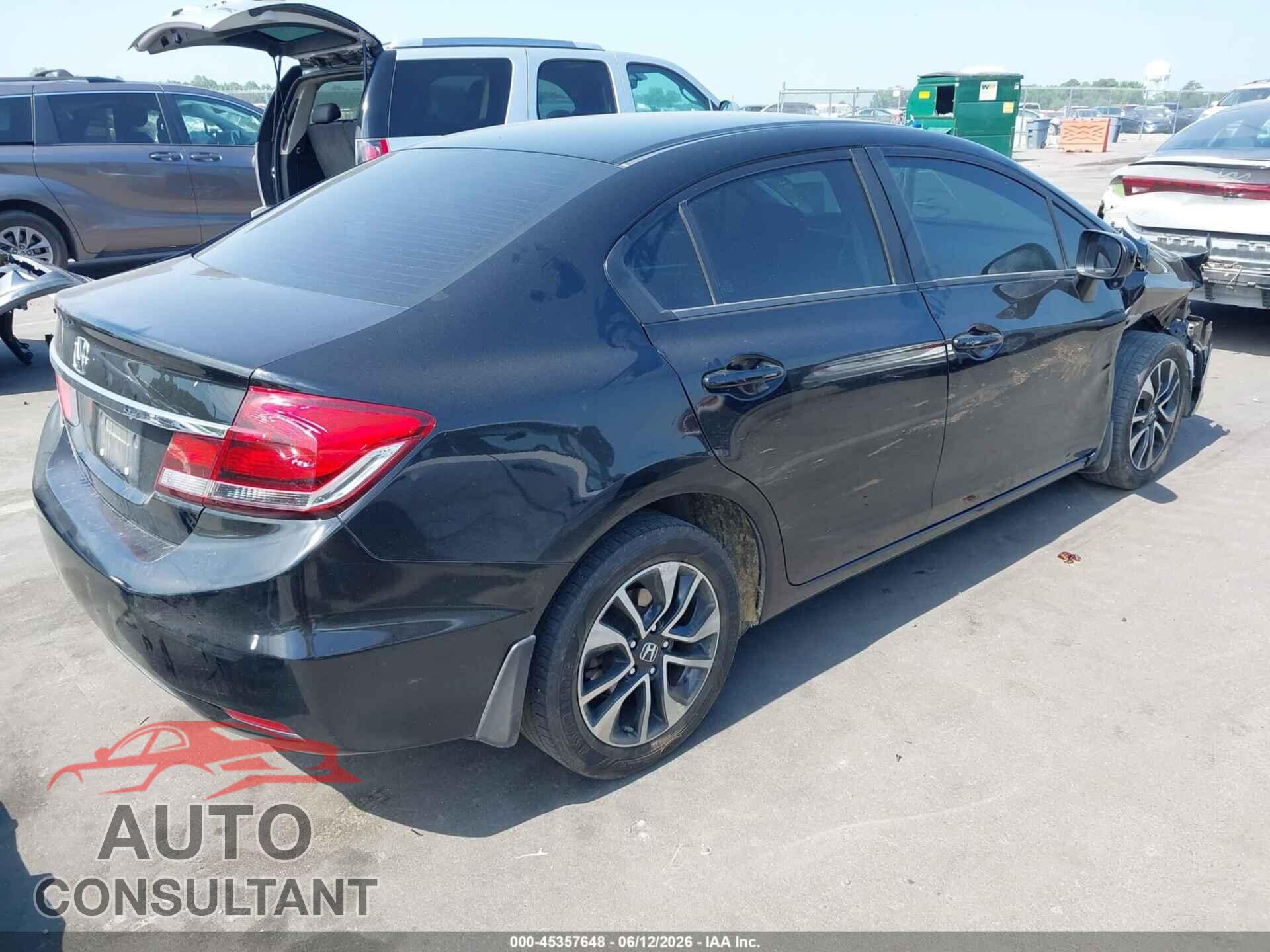 HONDA CIVIC 2014 - 19XFB2F82EE226388