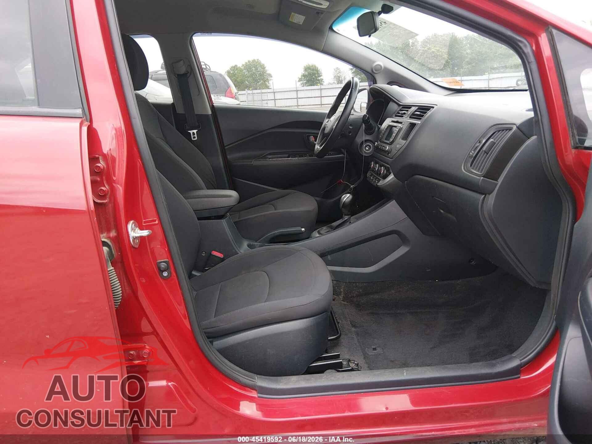 KIA RIO 2015 - KNADN5A33F6441181