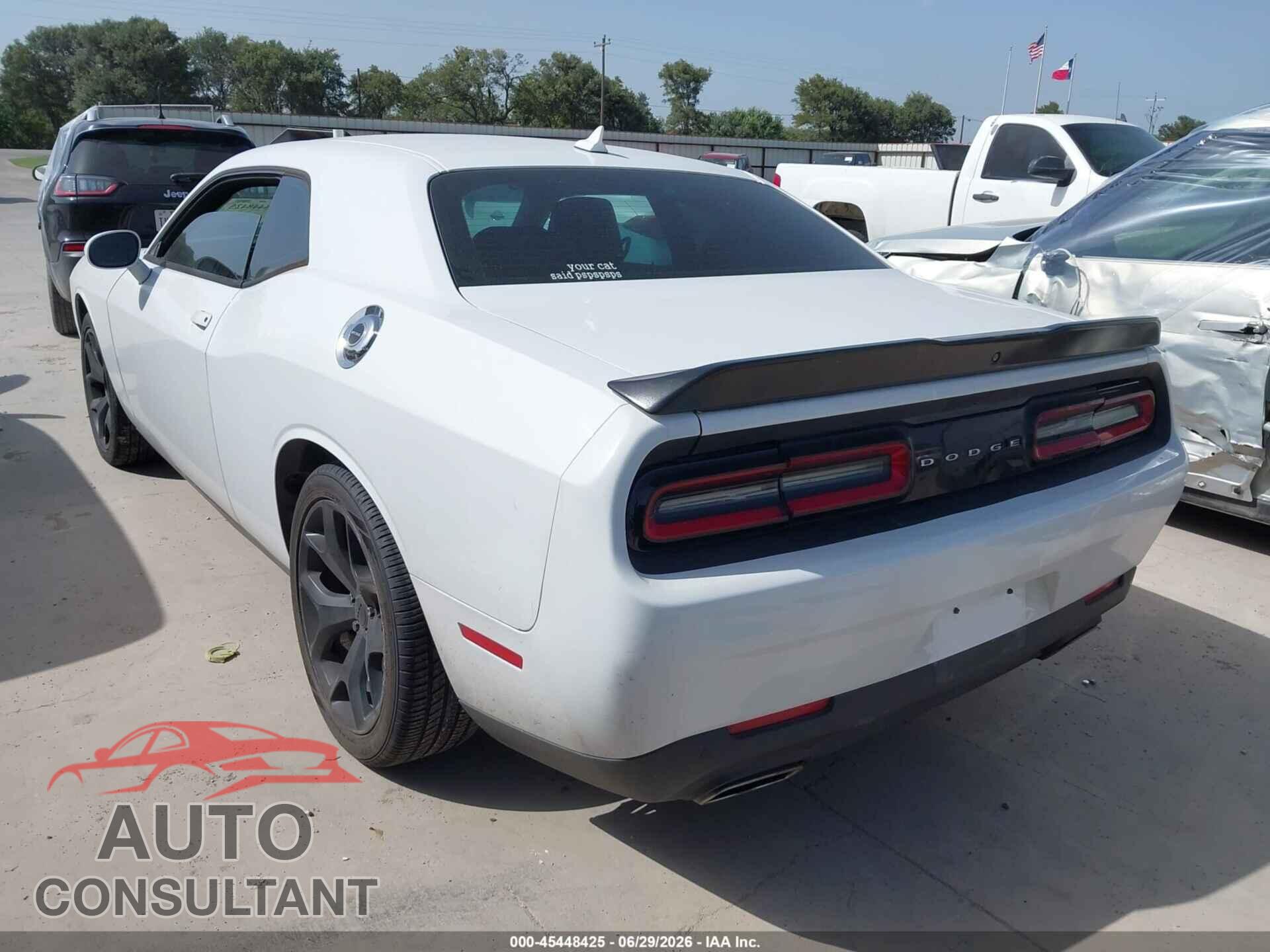 DODGE CHALLENGER 2015 - 2C3CDZAG4FH761527