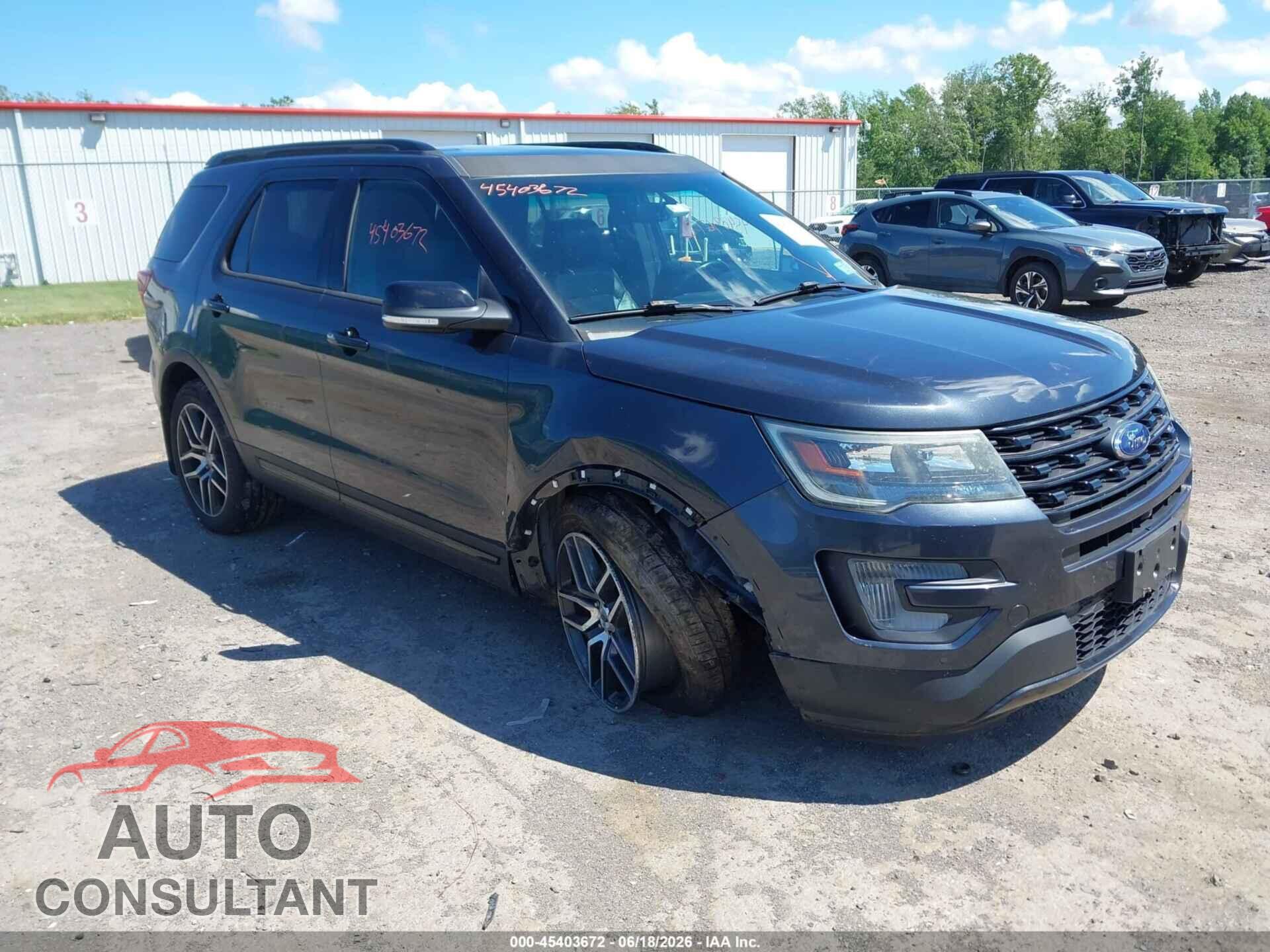FORD EXPLORER 2017 - 1FM5K8GT5HGA14473