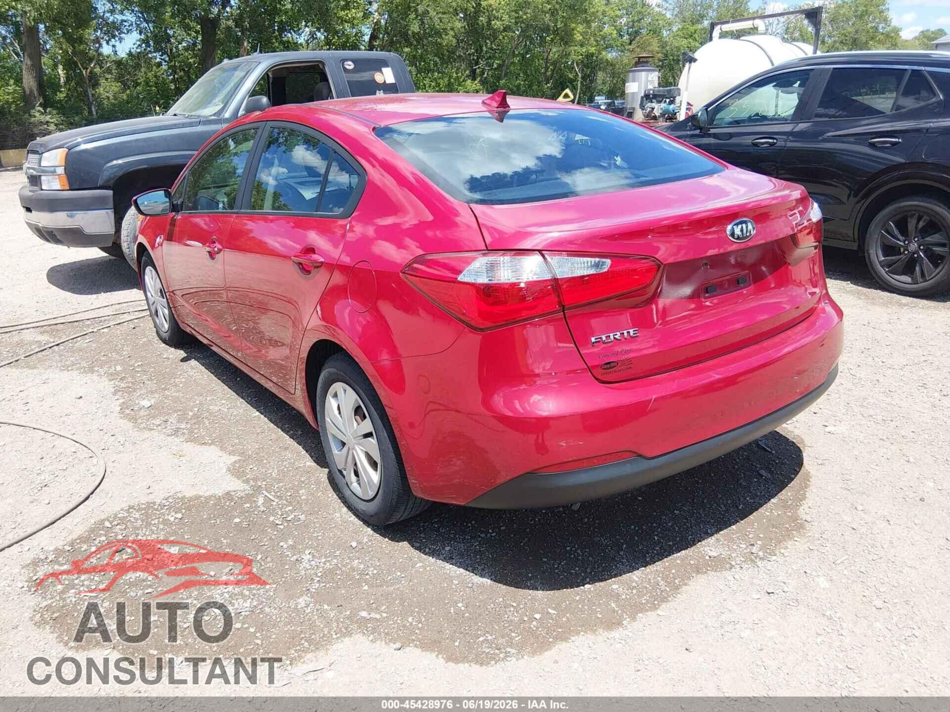 KIA FORTE 2016 - KNAFK4A68G5613377