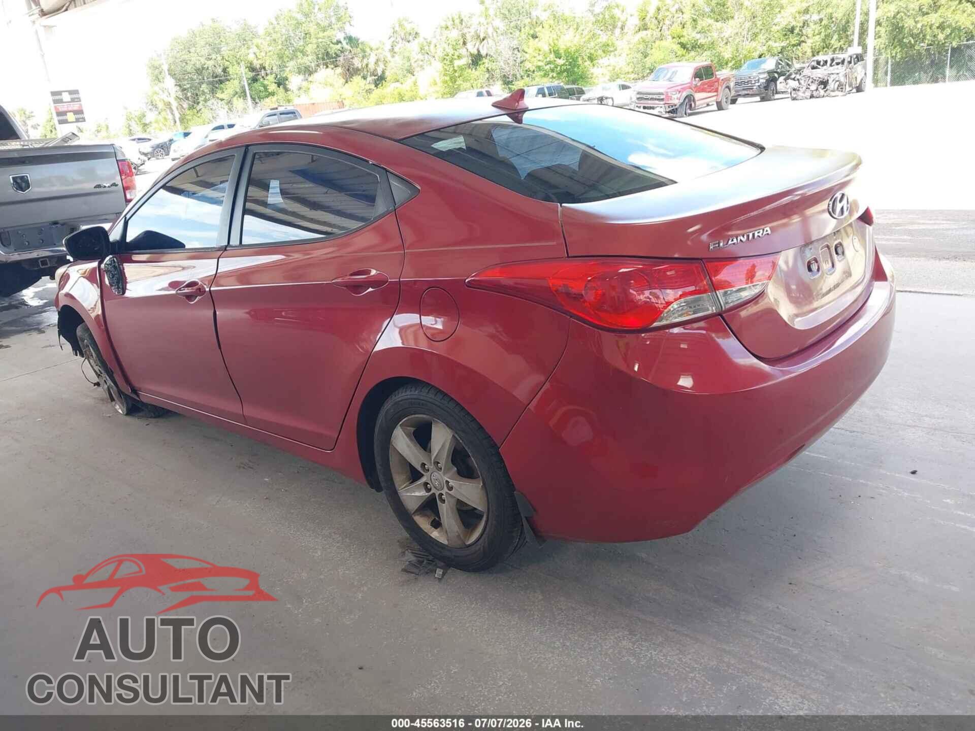 HYUNDAI ELANTRA 2012 - KMHDH4AE3CU441996
